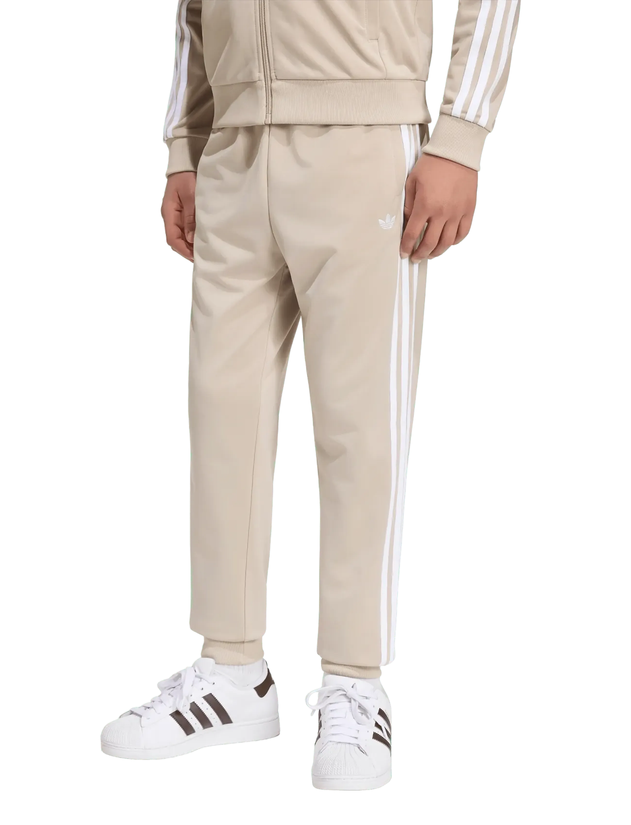 adidas Originals Sst Track Pants, 128, Sport, Beige - Sweatpants, Kinder
