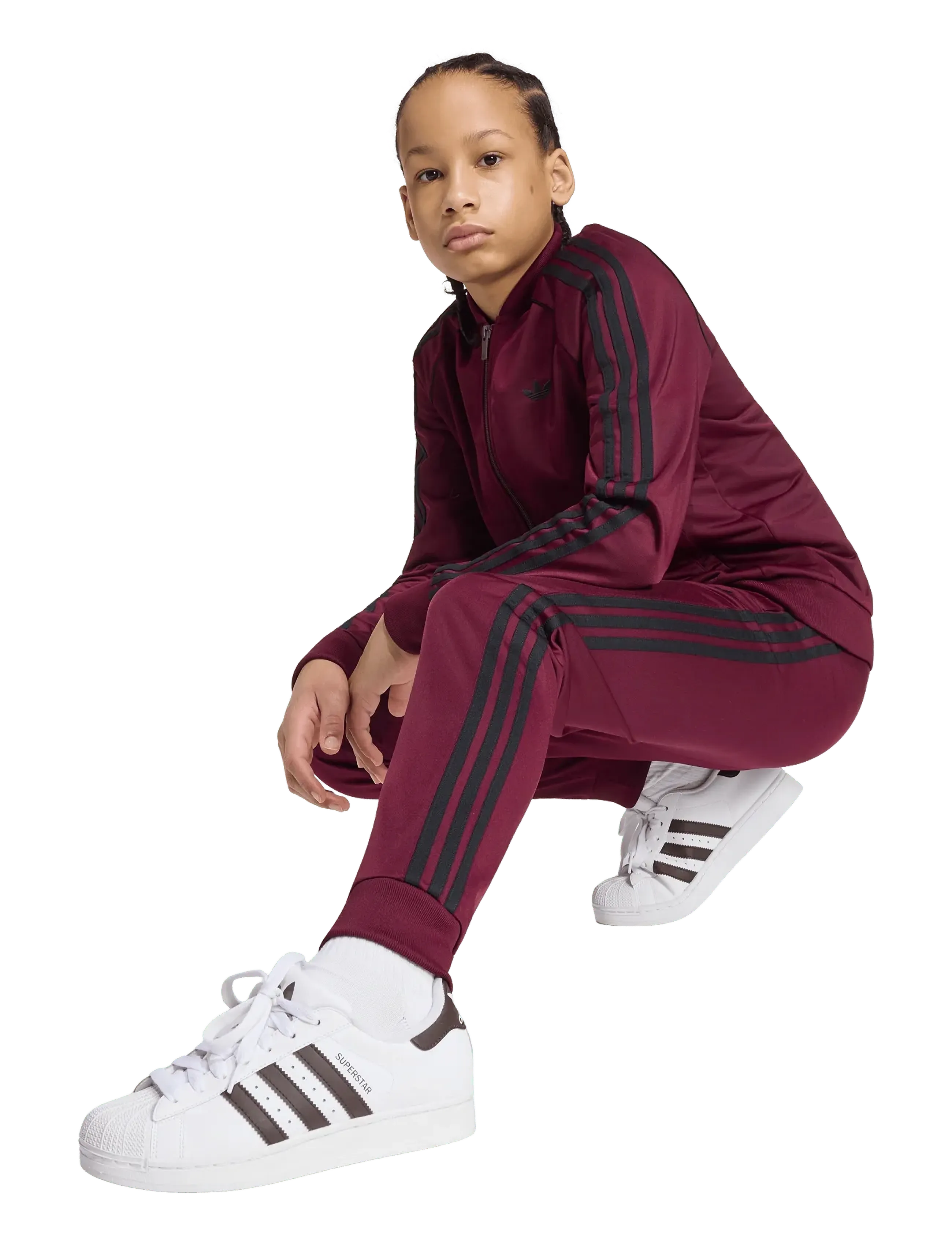 adidas Originals Sst Track Pants, 164, Sport, Burgunderrot - Sweatpants, Kinder
