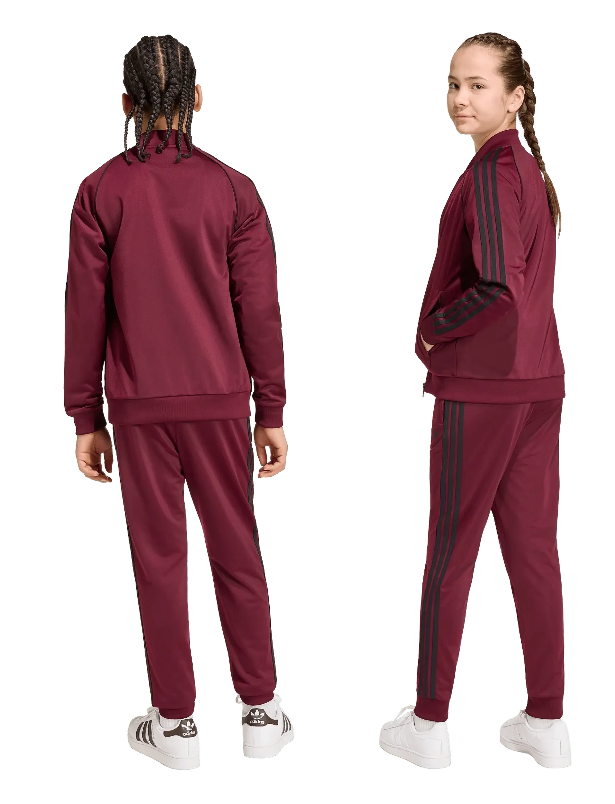 adidas Originals - SST TRACK PANTS - dressipüksid - maroon - 2
