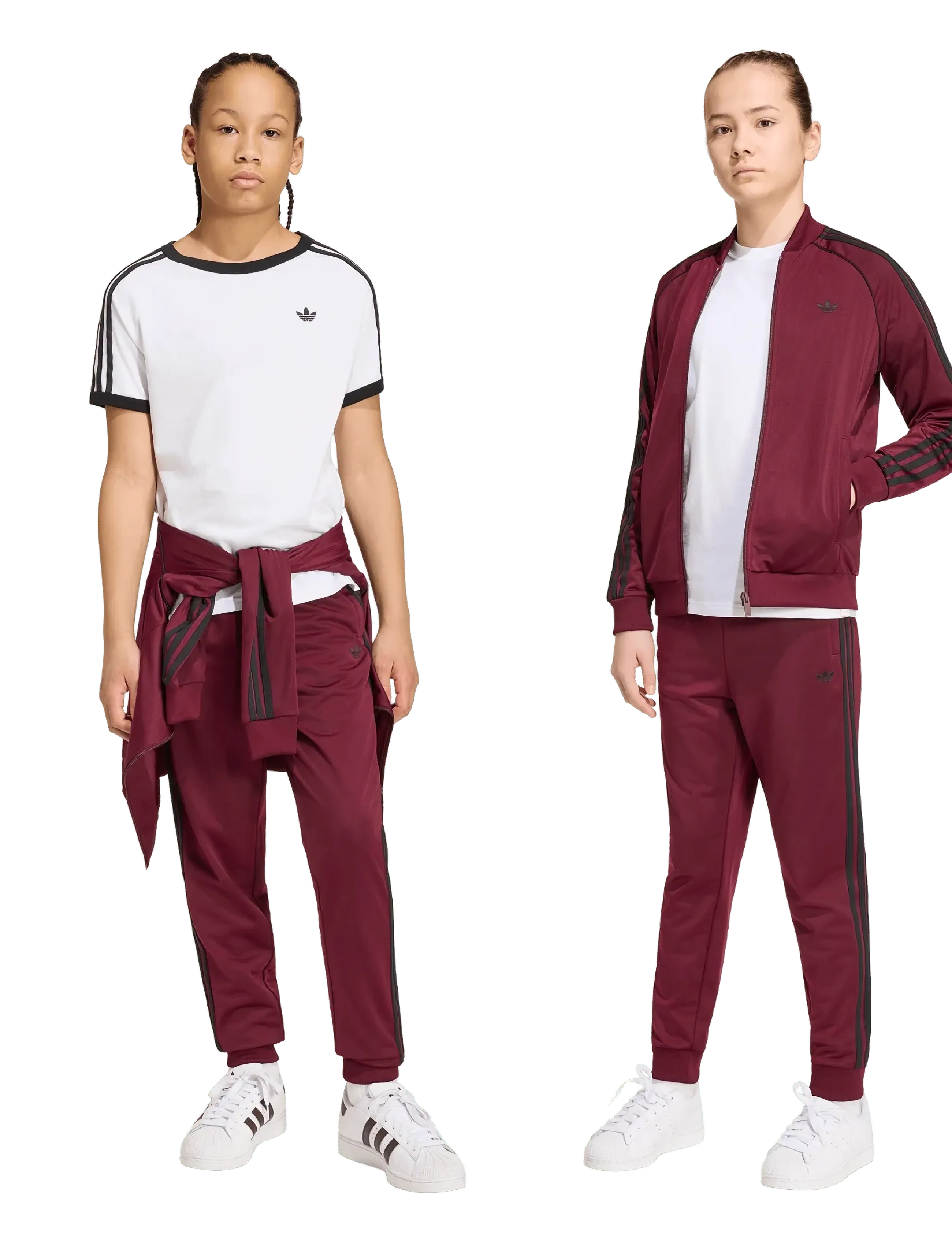 adidas Originals - SST TRACK PANTS - dressipüksid - maroon - 3