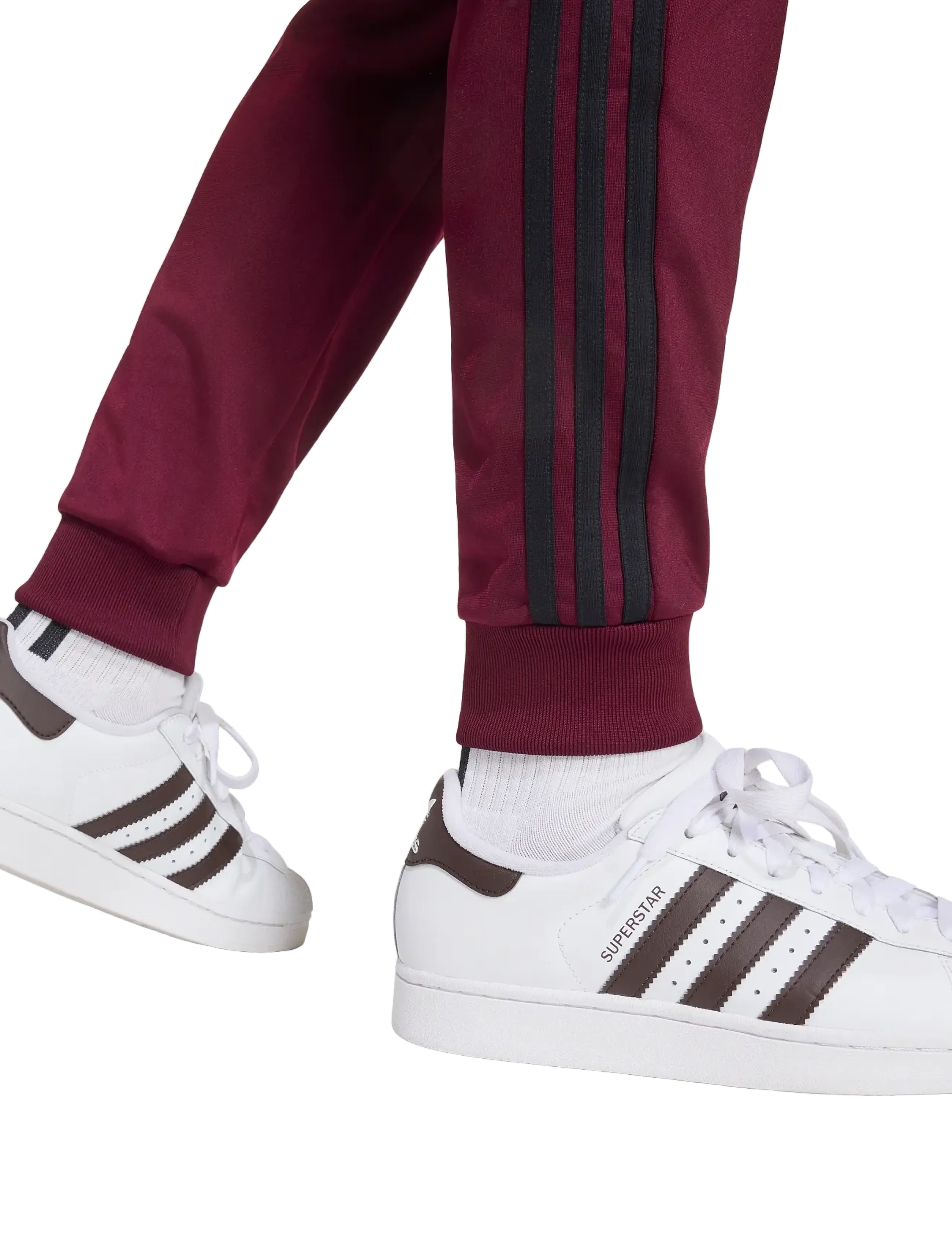 adidas Originals - SST TRACK PANTS - dressipüksid - maroon - 5