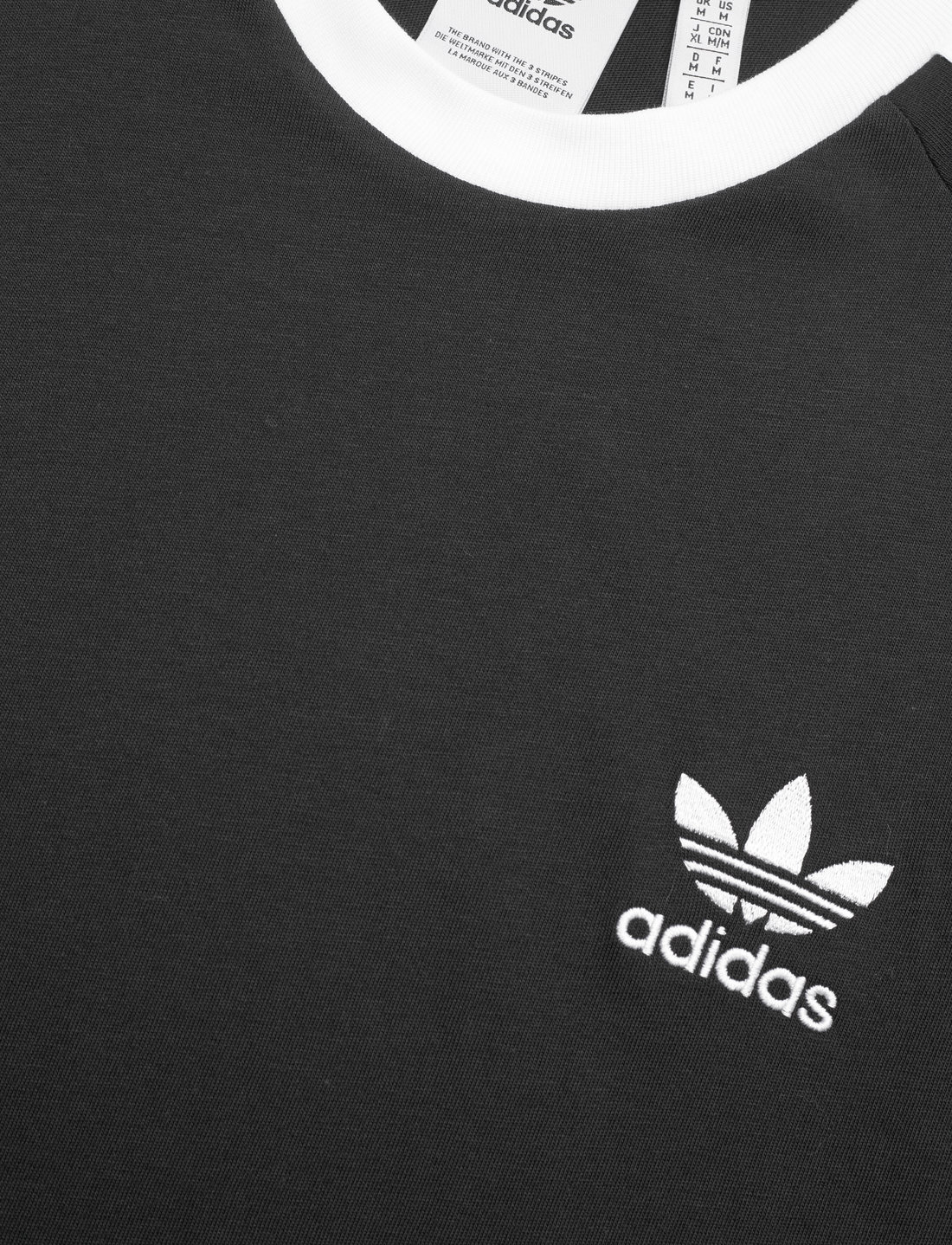 Adidas originals 3 stripes tee sales