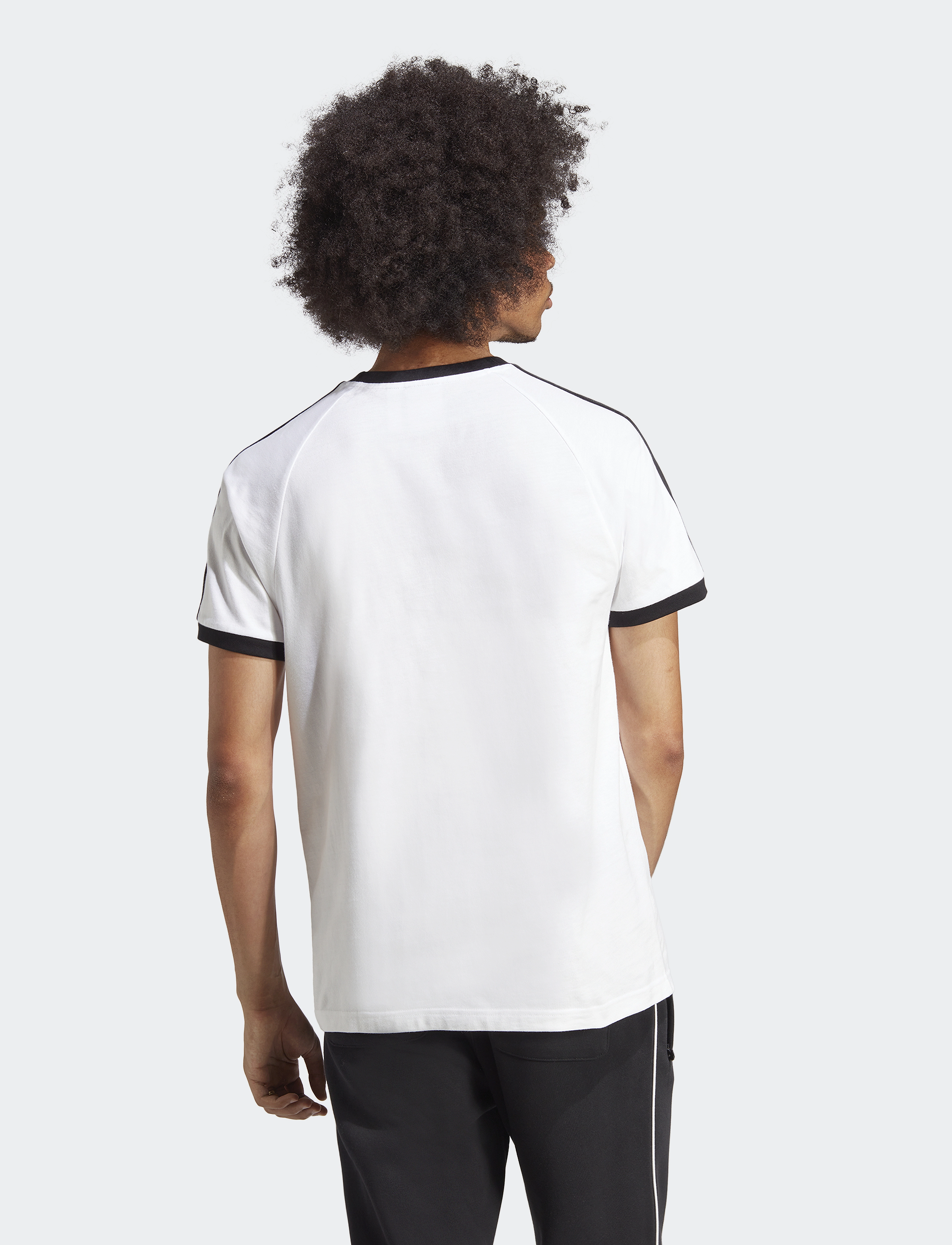 adidas Originals - 3-STRIPES TEE - oberteile & t-shirts - white - 3