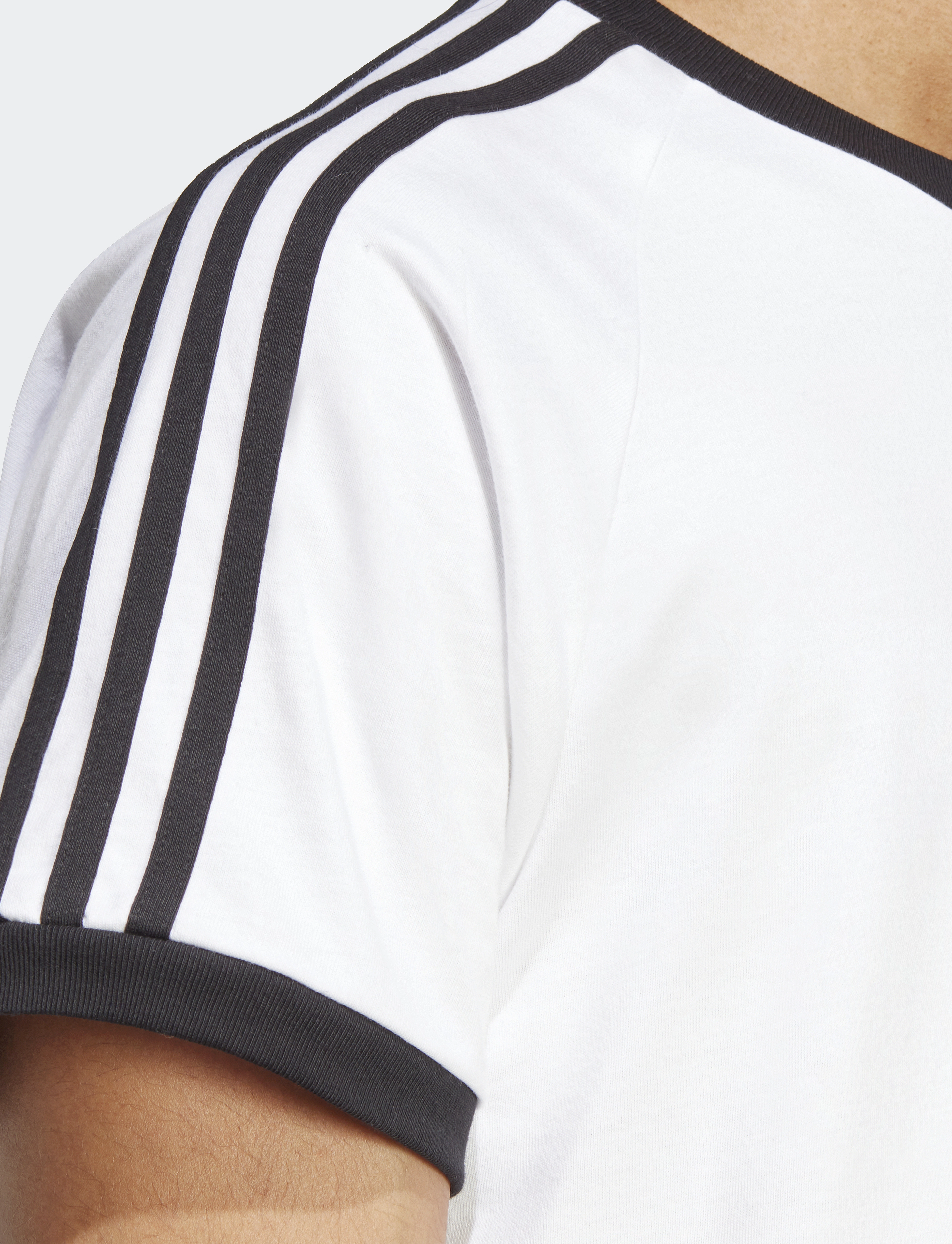 adidas Originals - 3-STRIPES TEE - oberteile & t-shirts - white - 5