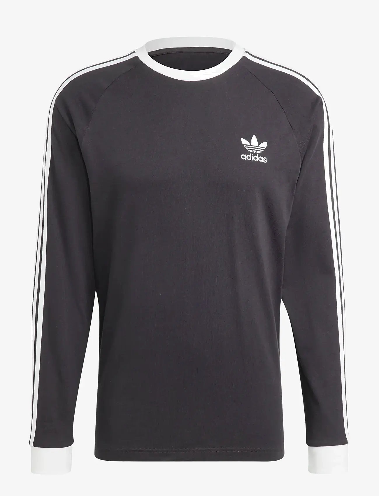 adidas Originals - 3-STRIPES LS T - langarmshirts - black - 1