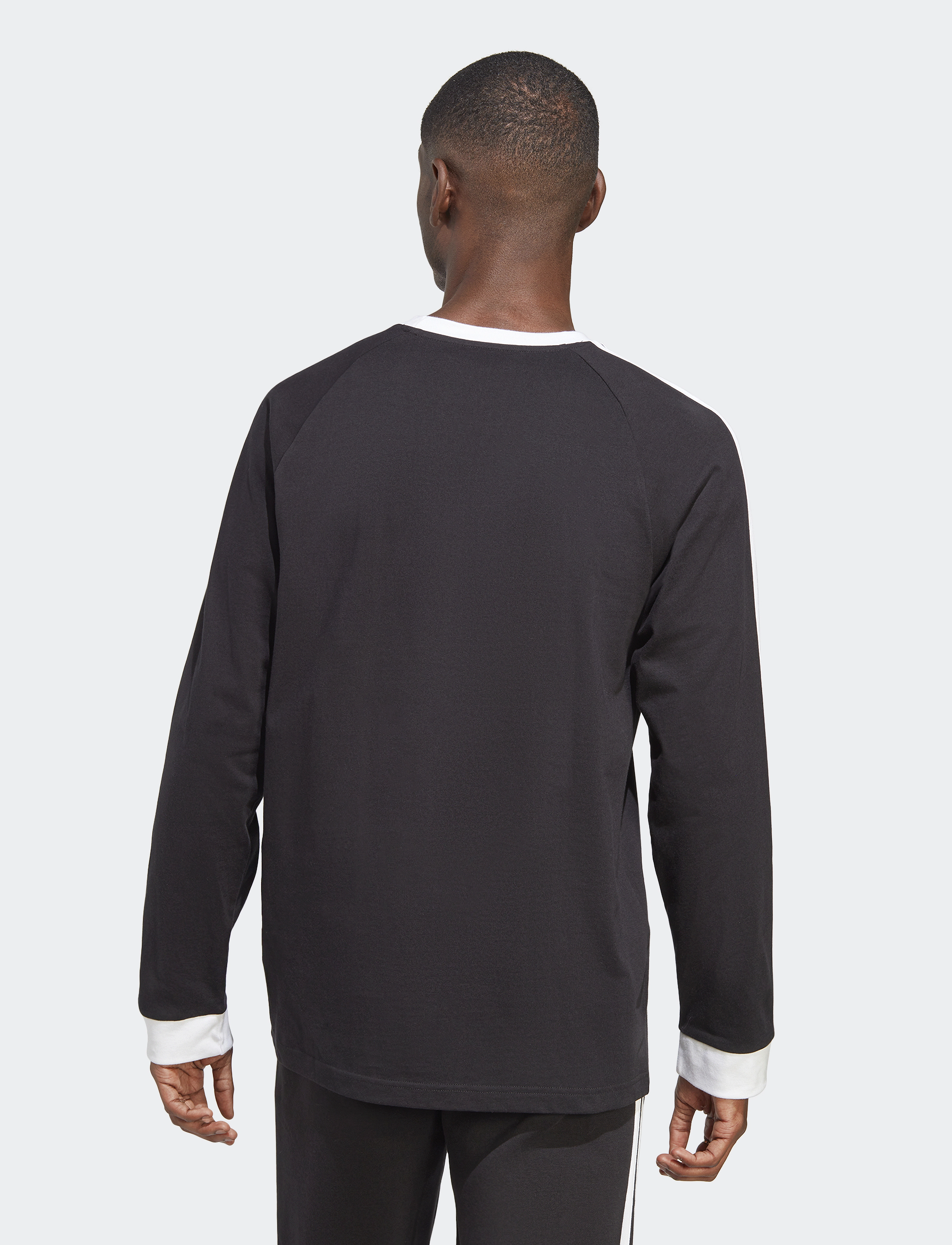 adidas Originals - 3-STRIPES LS T - bluzki z długim rękawem - black - 3