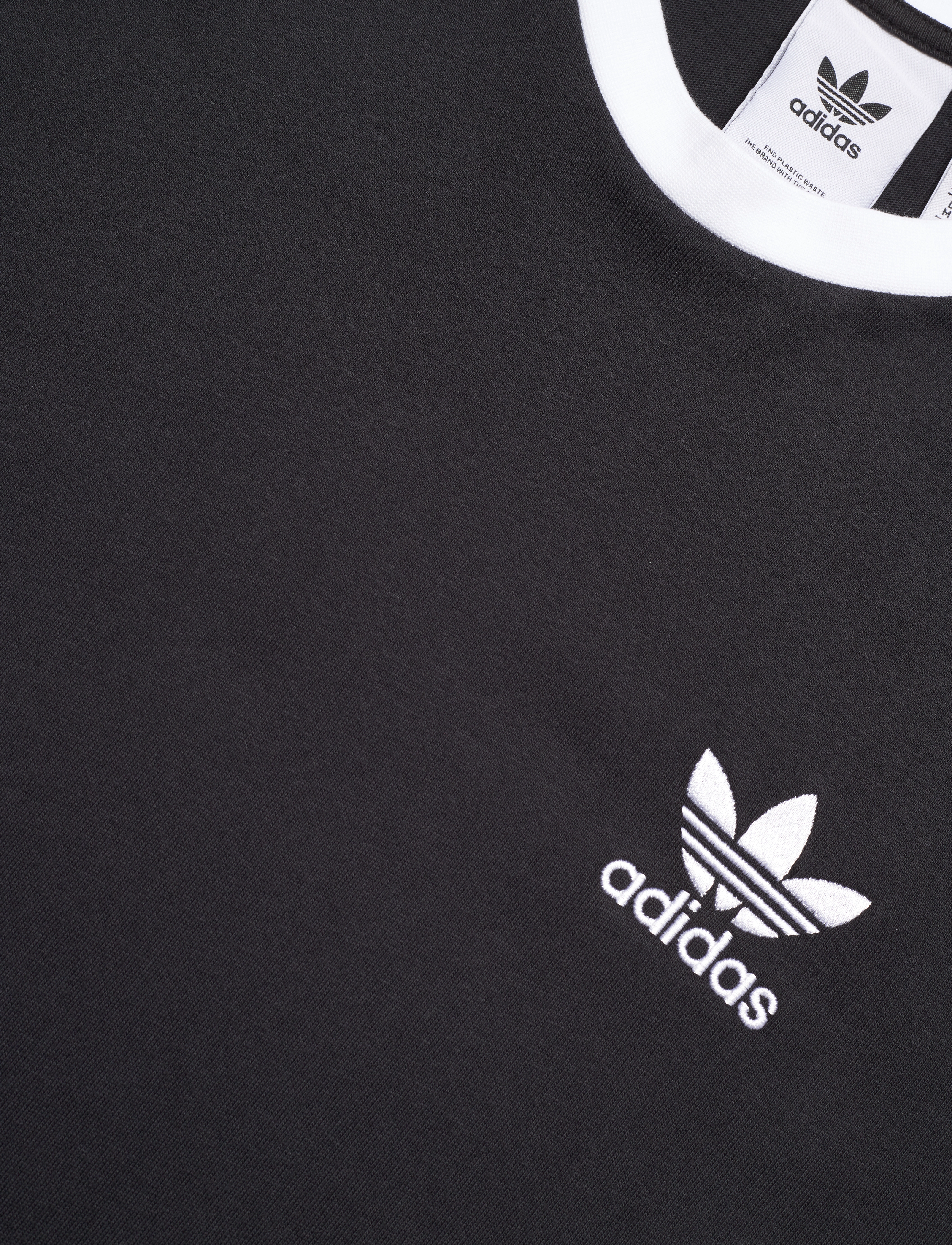 adidas Originals - 3-STRIPES LS T - bluzki z długim rękawem - black - 4