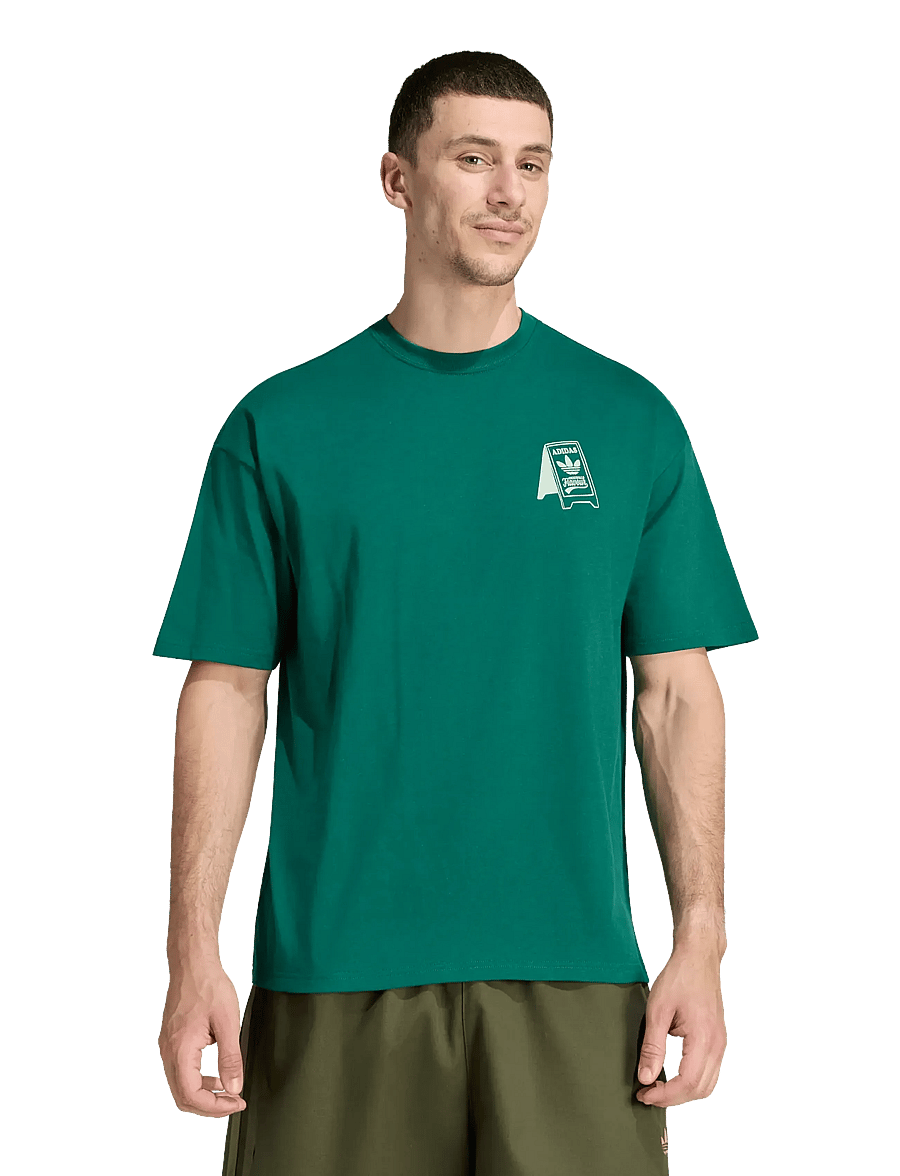 adidas Originals - FOOD CART TEE - alussärgid ja t-särgid - cgreen - 2