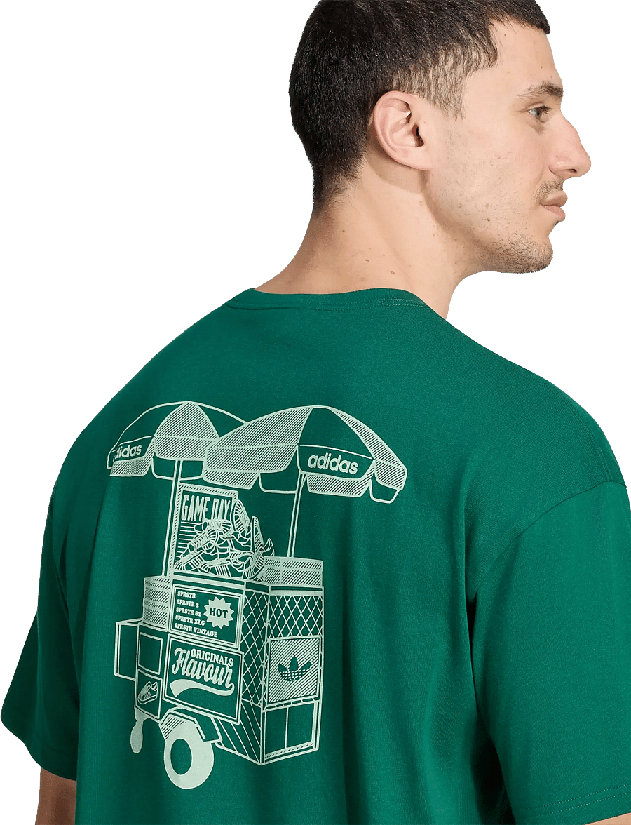 adidas Originals - FOOD CART TEE - alussärgid ja t-särgid - cgreen - 4