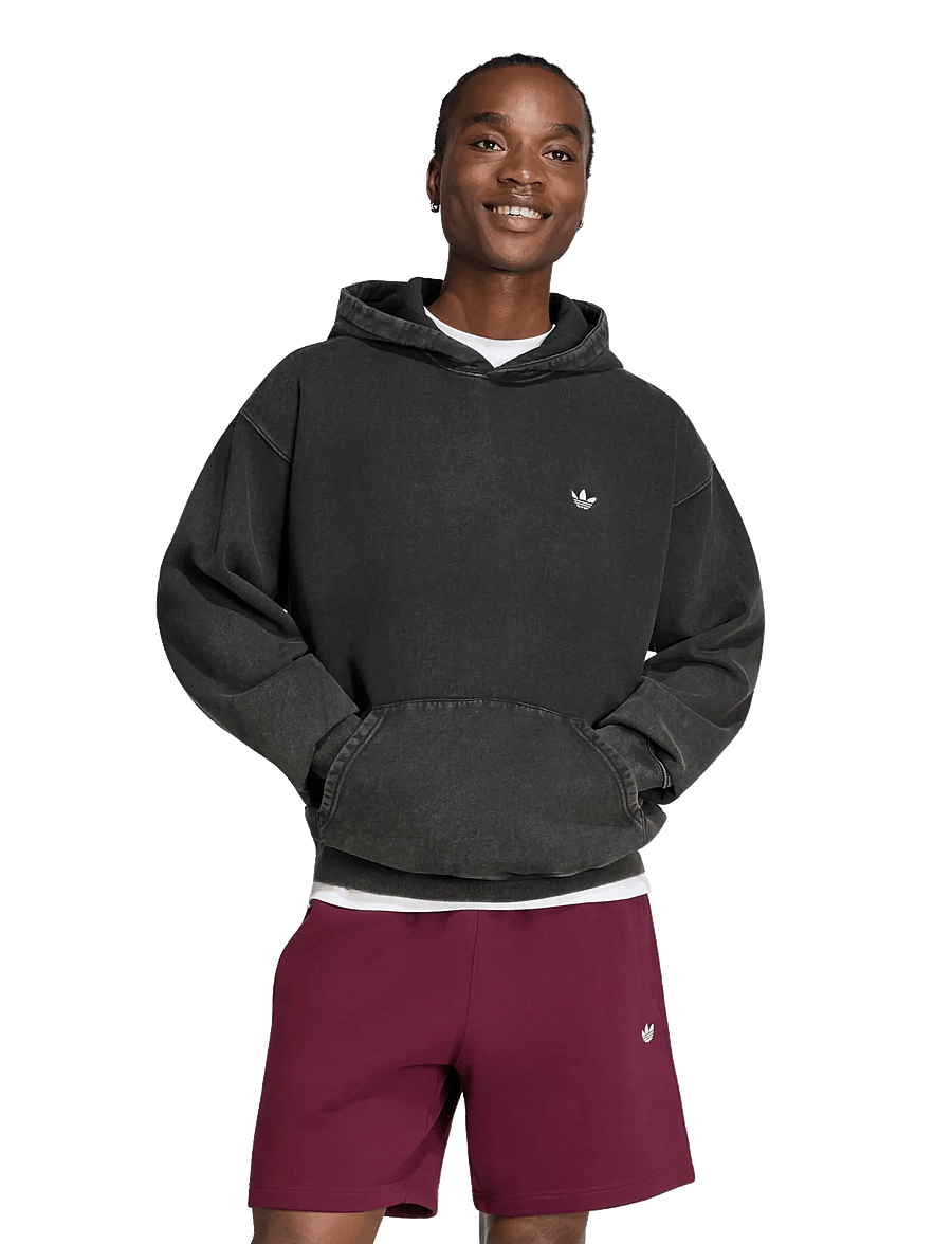 adidas Originals - ESS WASHED HD - overdele - black - 2