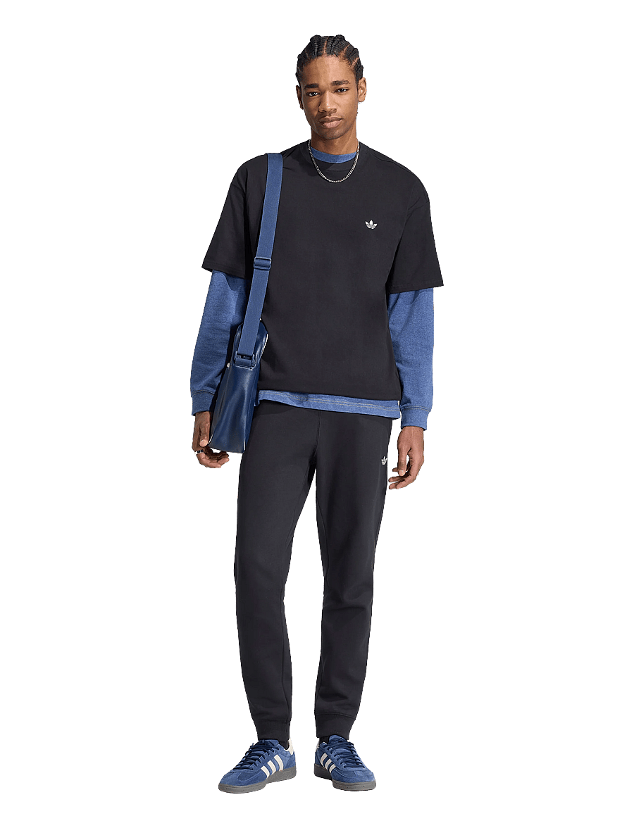adidas Originals - ESS TEE - oberteile & t-shirts - black - 0