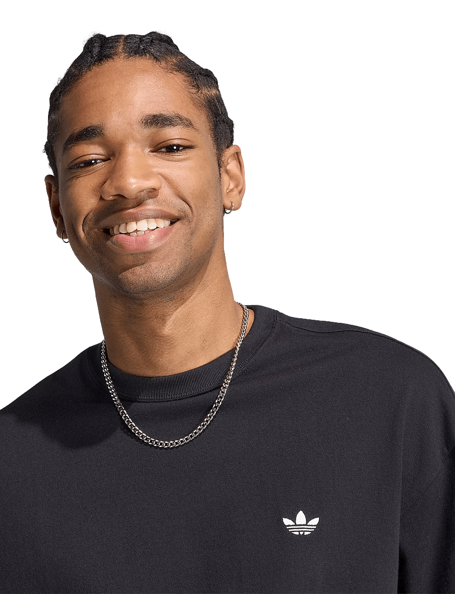 adidas Originals - ESS TEE - oberteile & t-shirts - black - 3