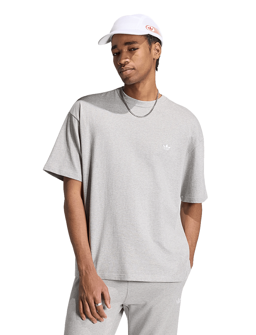 adidas Originals - ESS TEE - oberteile & t-shirts - mgreyh - 2