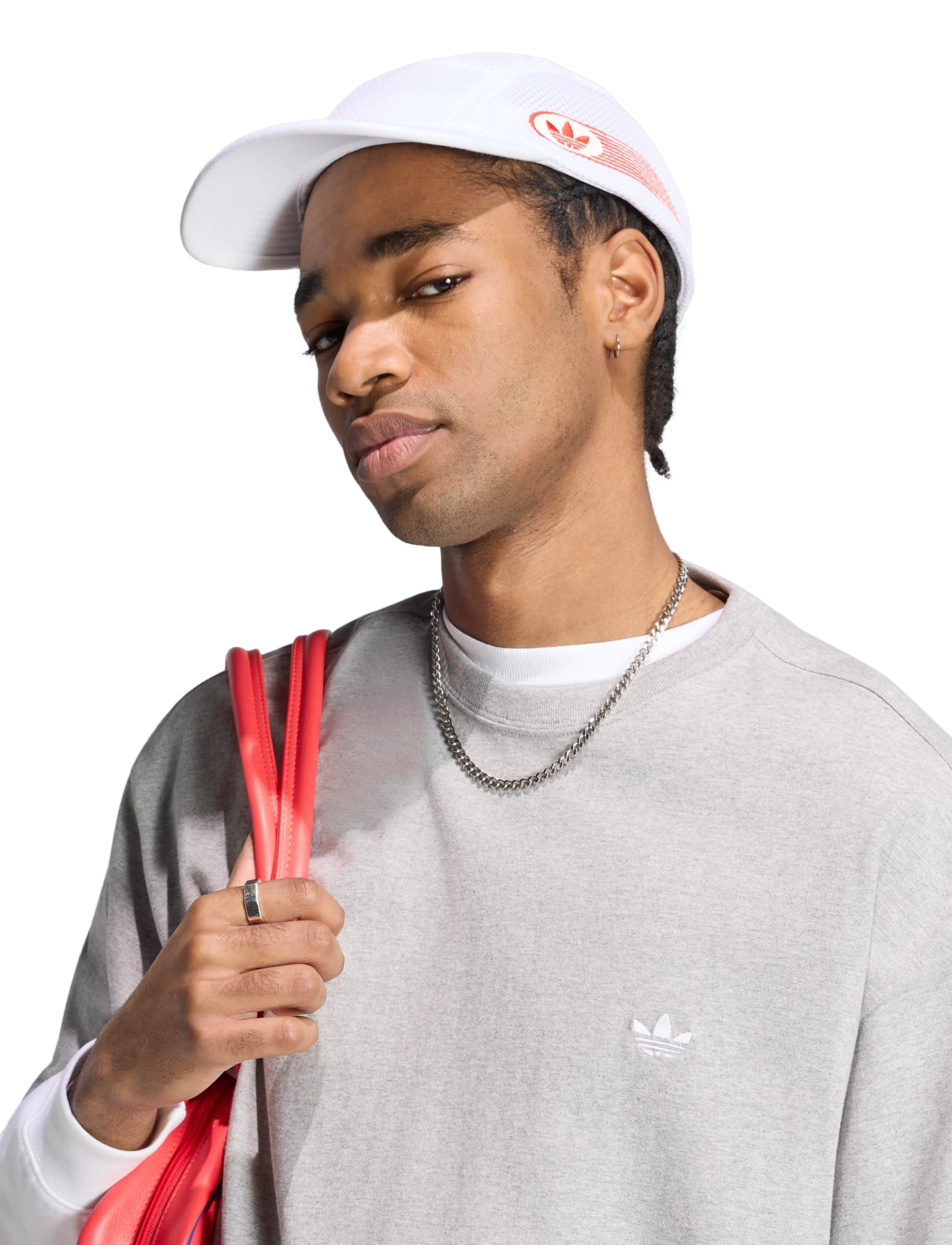 adidas Originals - ESS TEE - t-shirts - mgreyh - 3