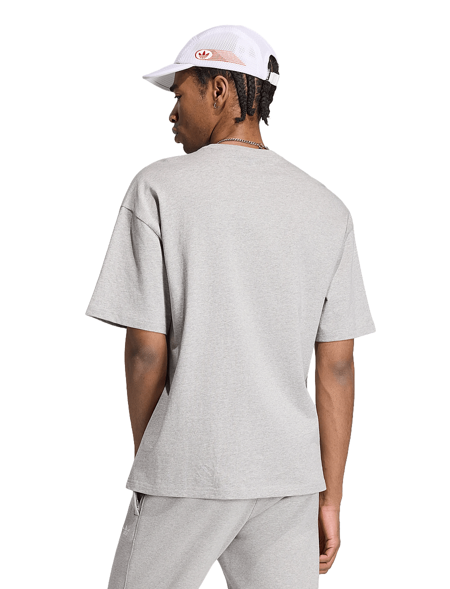 adidas Originals - ESS TEE - oberteile & t-shirts - mgreyh - 5