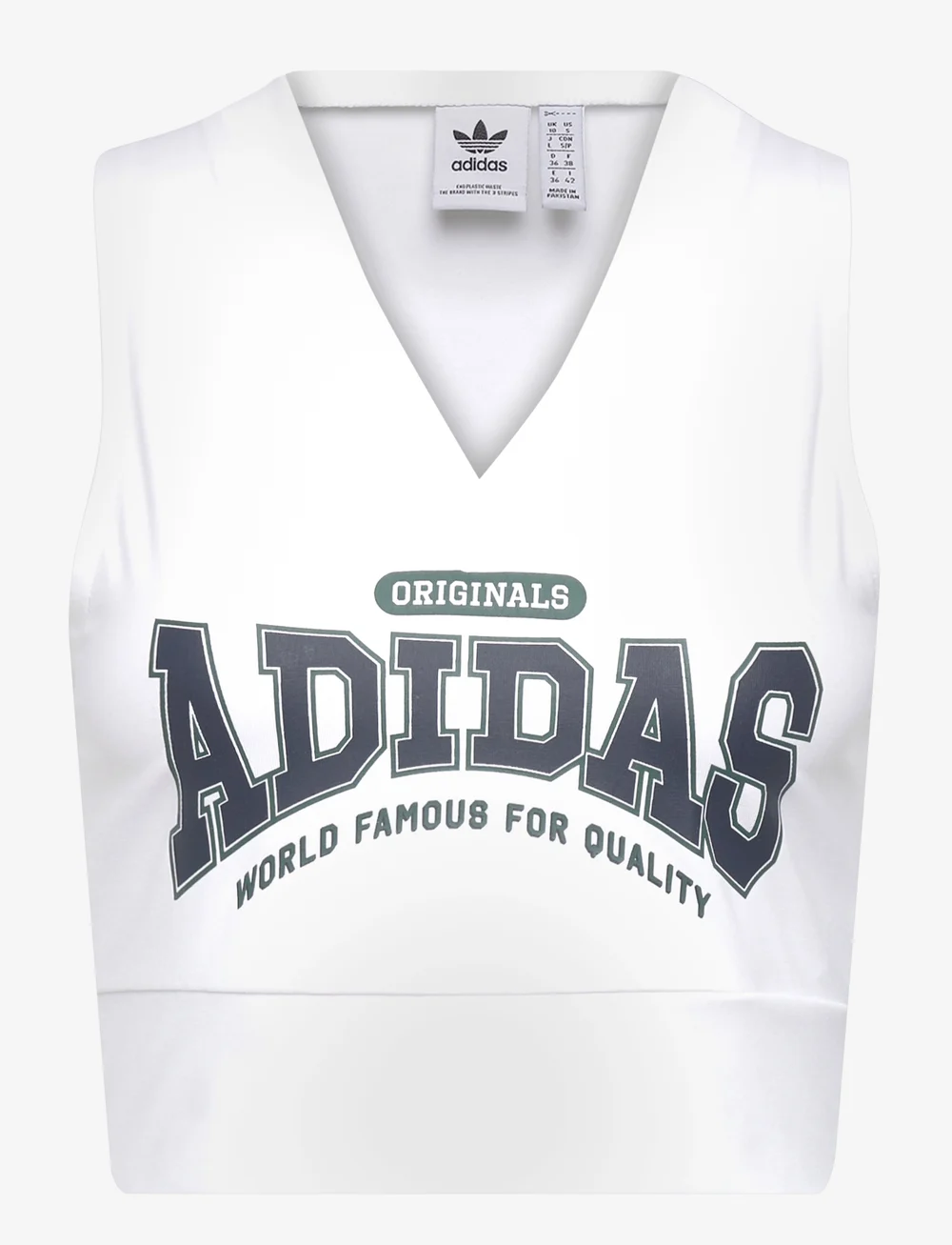 adidas Originals Adidas Originals Class Of 72 Crop Vest t shirts tops winkel bij Booztlet