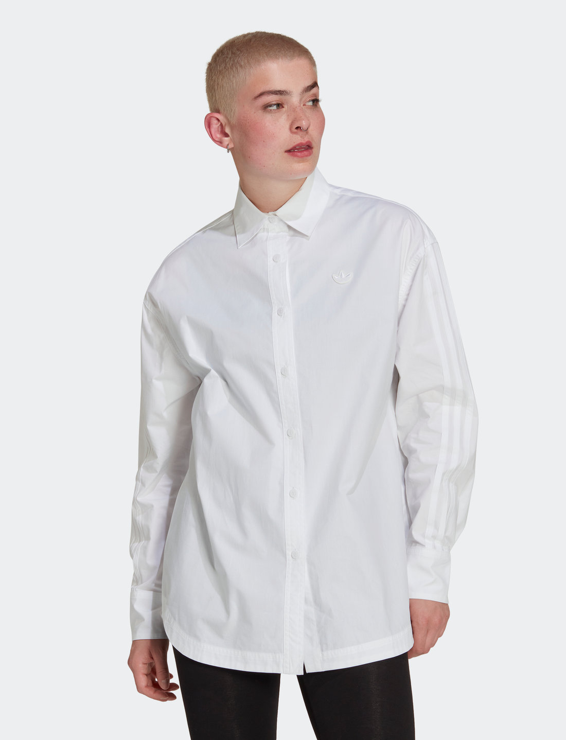 Adidas long hot sale sleeve top white