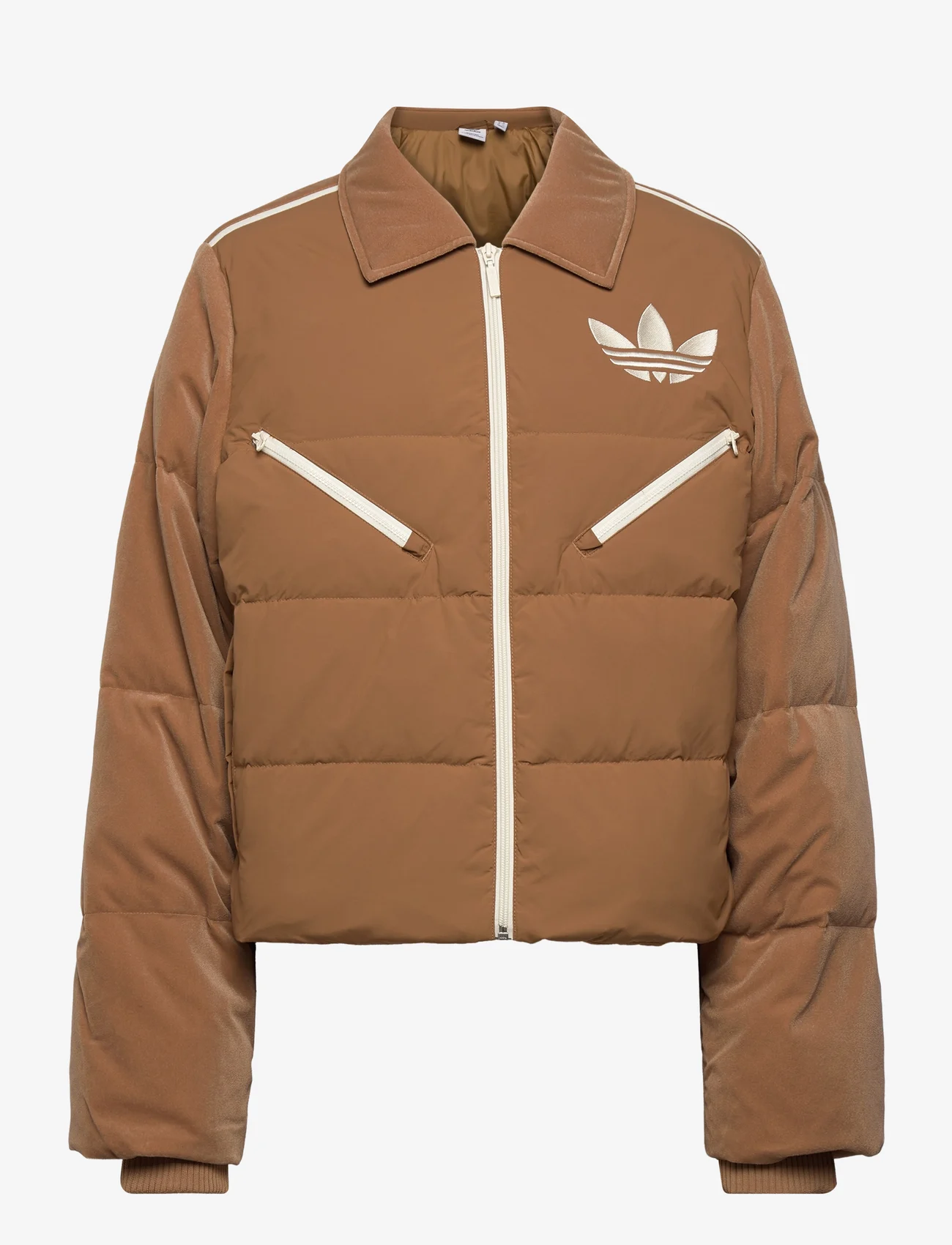 adidas Originals - VELVET PUFFER - spring jackets - brndes - 0