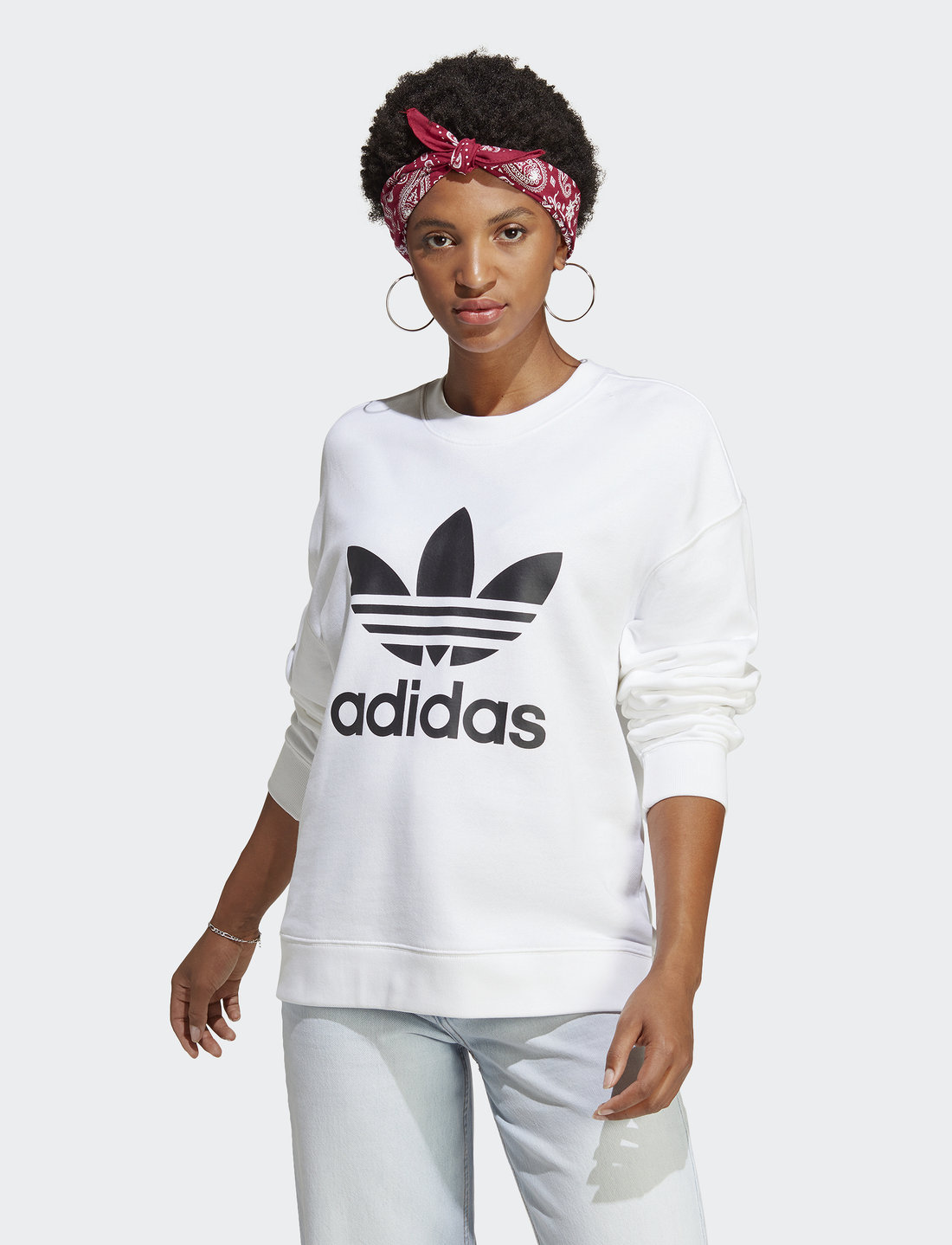 Adidas originals trf crew sweat best sale