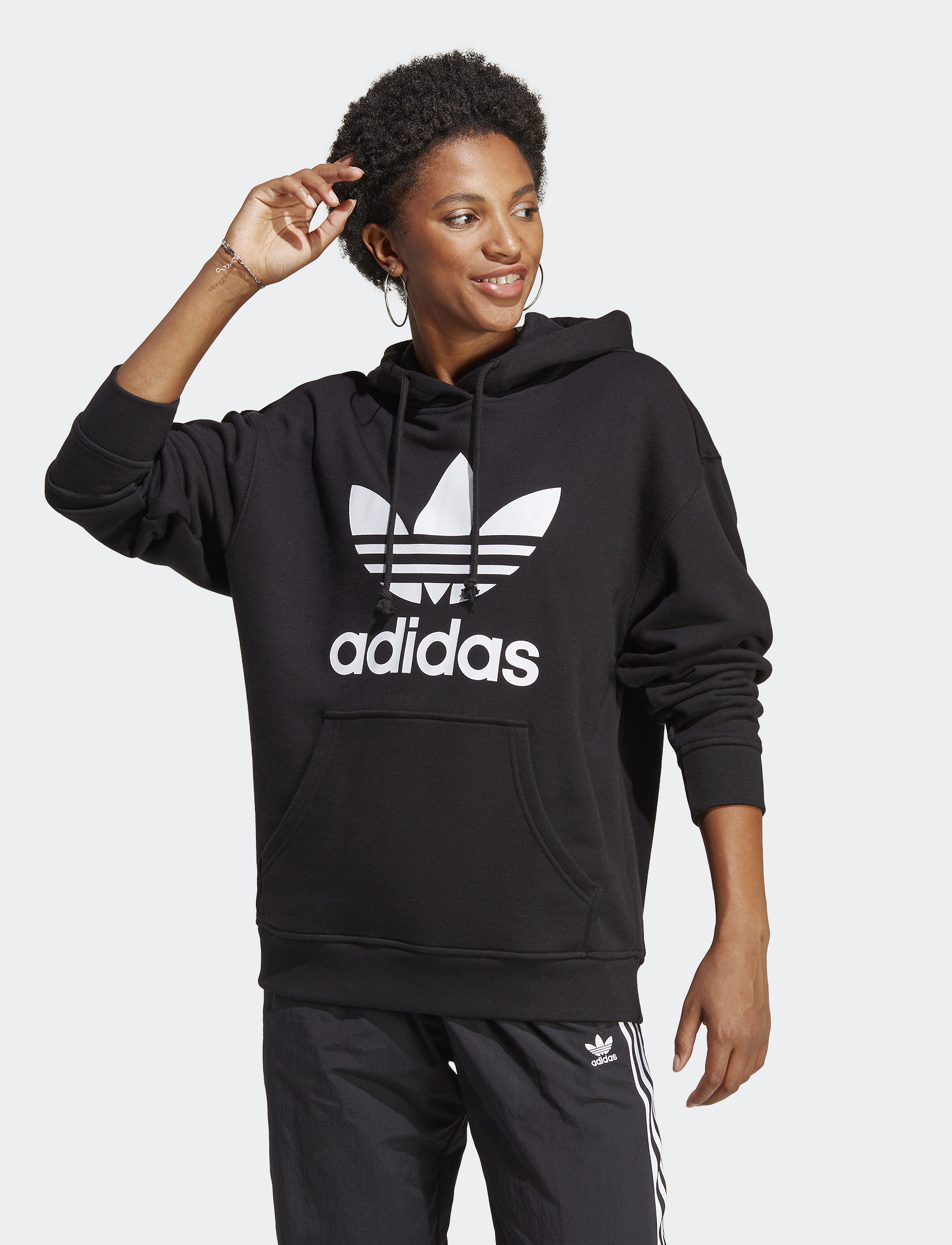 adidas Originals - Trefoil Hoodie - black - 2