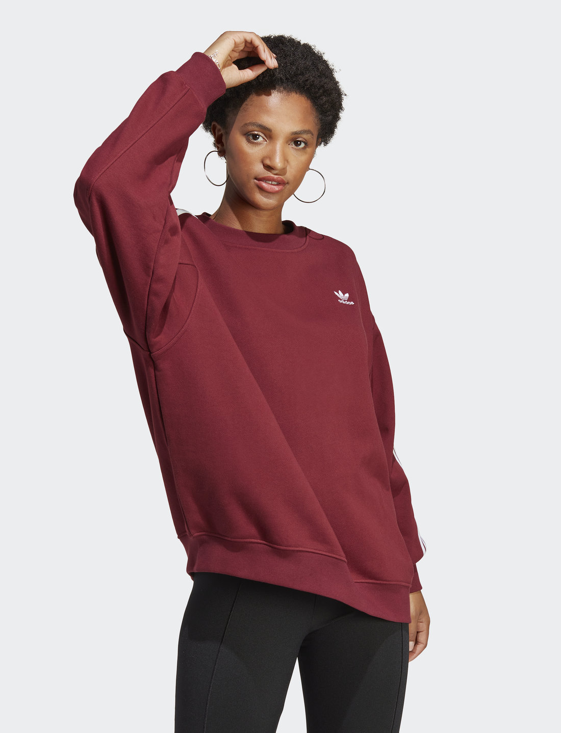 Adidas oversized sweatshirt best sale