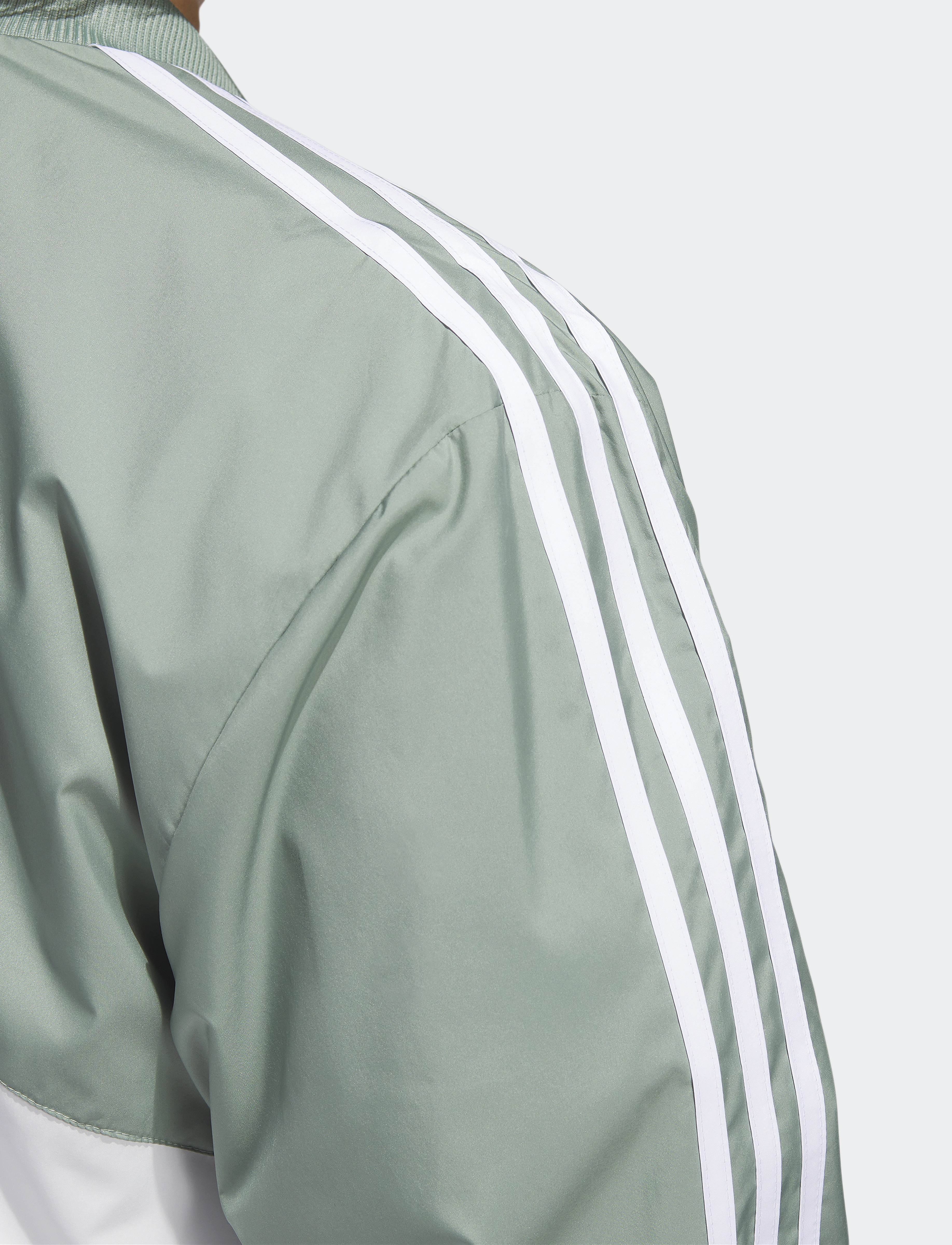 adidas Originals - Swirl Woven Track Top - silgrn/clpink - 5
