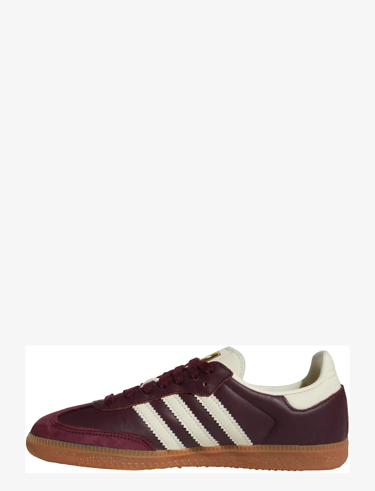 adidas Originals - SAMBA OG W - låga sneakers - maroon/crewht/goldmt - 2