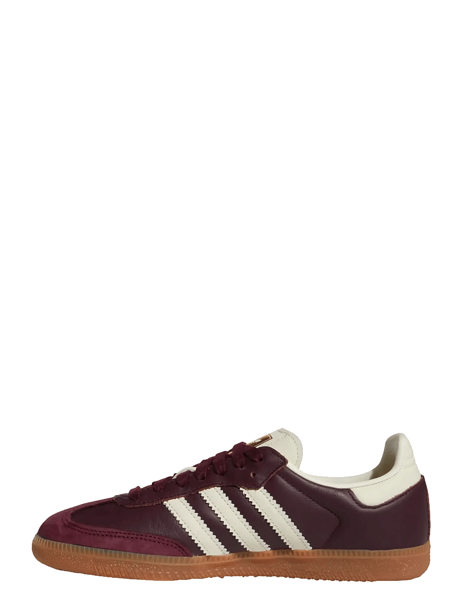 adidas Originals - SAMBA OG W - lave sneakers - maroon/crewht/goldmt - 2