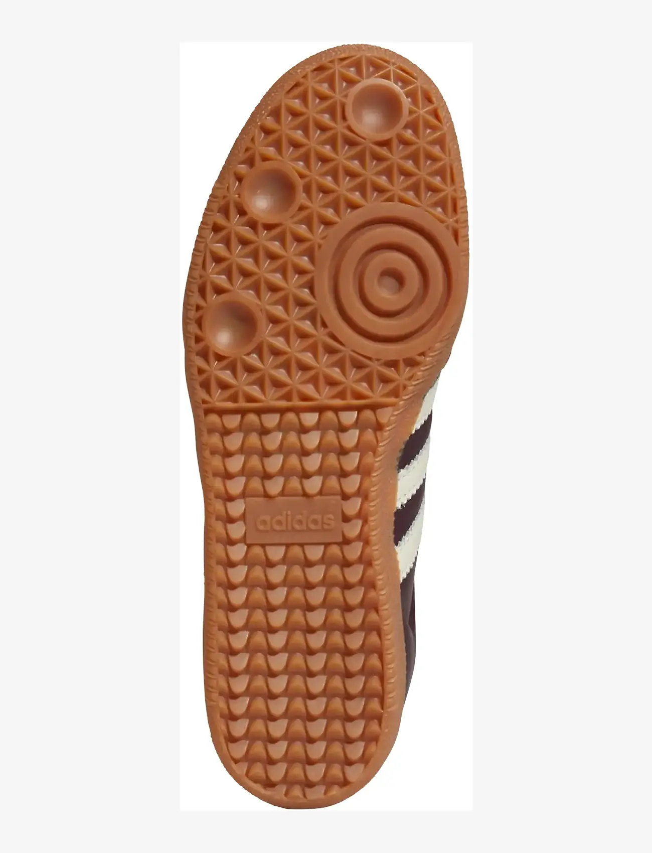 adidas Originals - SAMBA OG W - låga sneakers - maroon/crewht/goldmt - 5