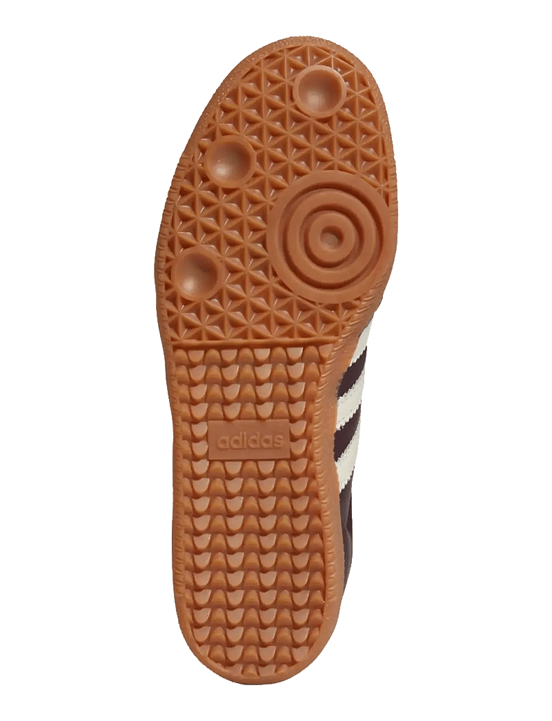 adidas Originals - SAMBA OG W - låga sneakers - maroon/crewht/goldmt - 5