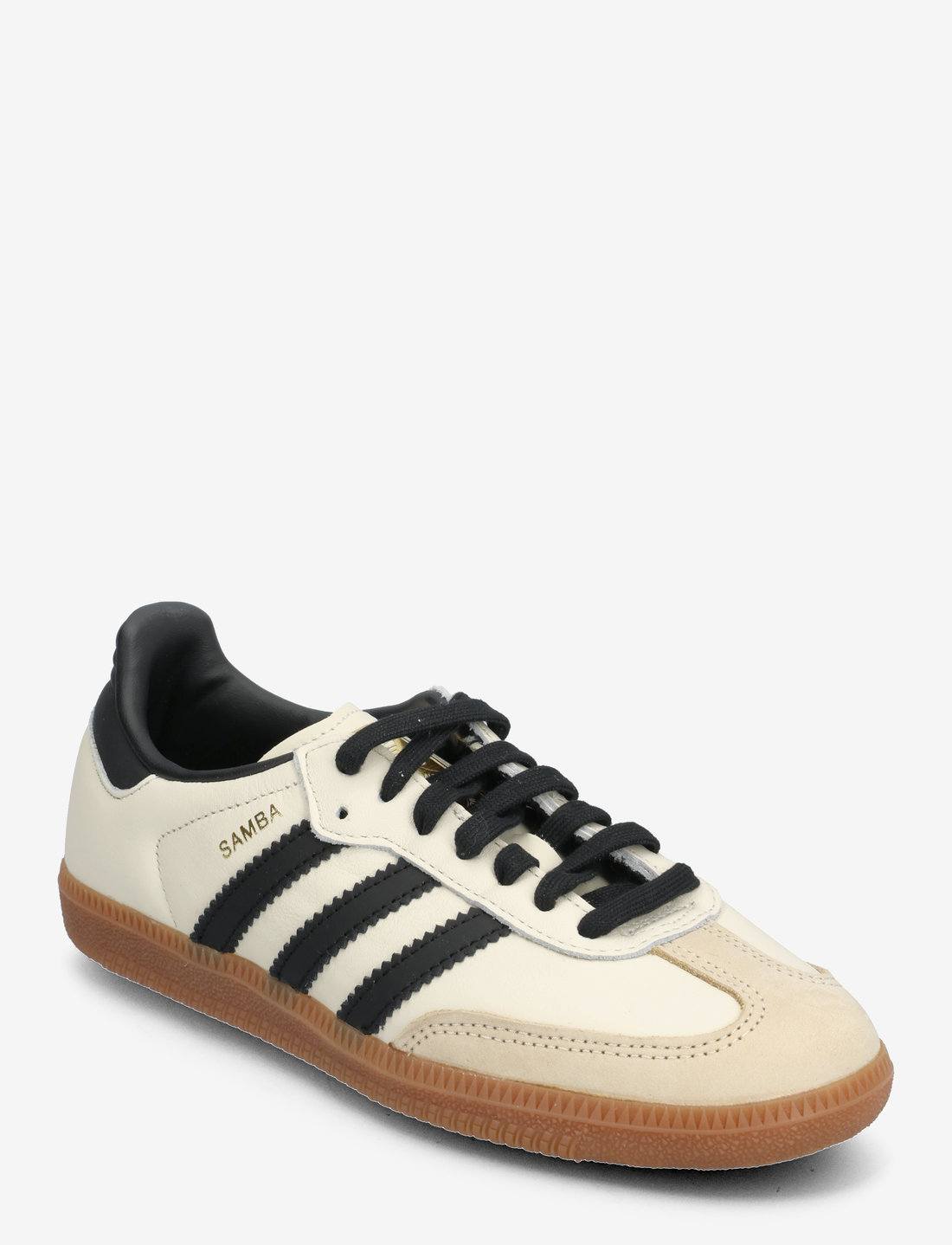 adidas Originals - SAMBA OG W - lave sneakers - crewht/cblack/sanstr - 0