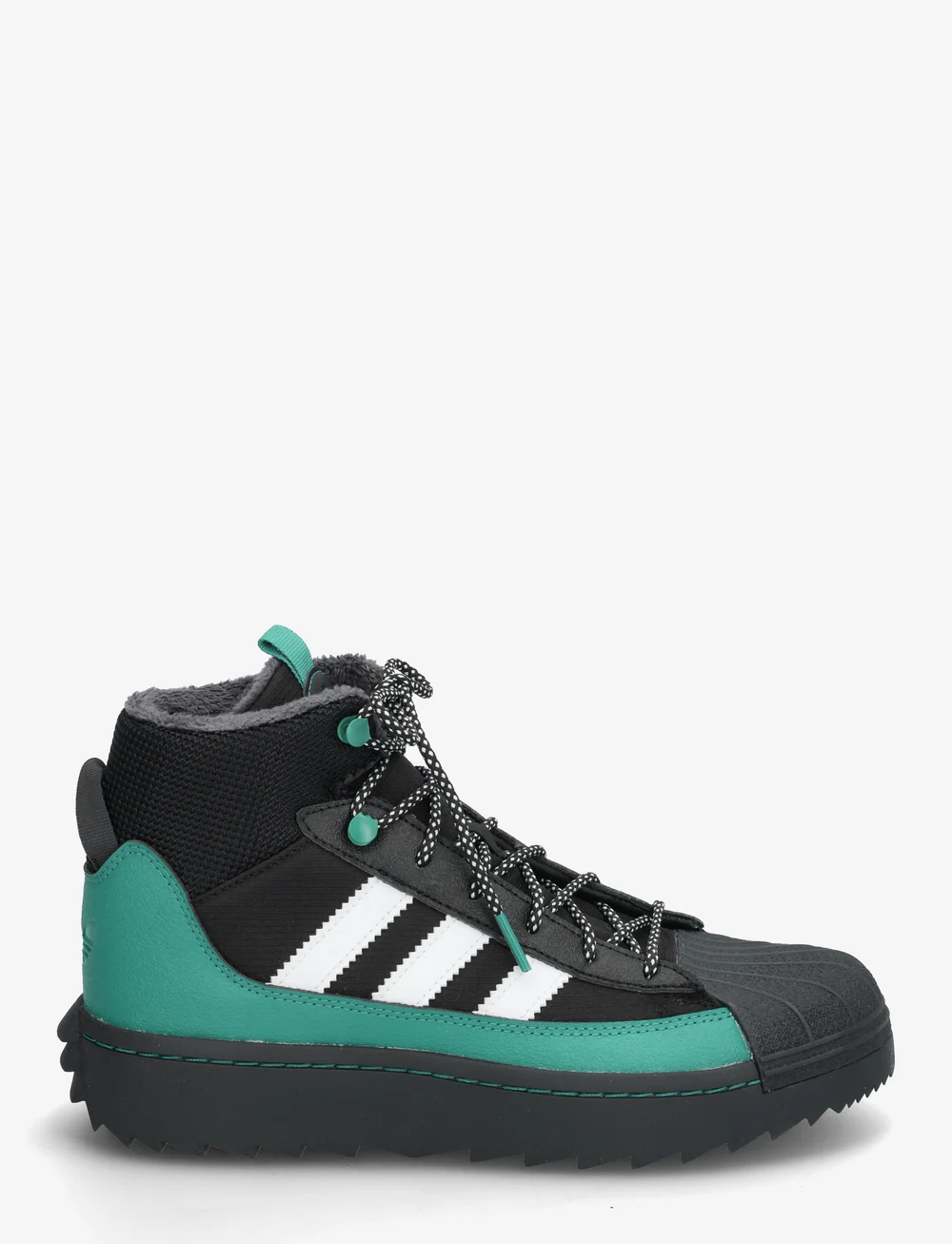 adidas Originals - SUPERSTAR WINTER TREK J - madala säärega tossud - cblack/ftwwht/actgrn - 1