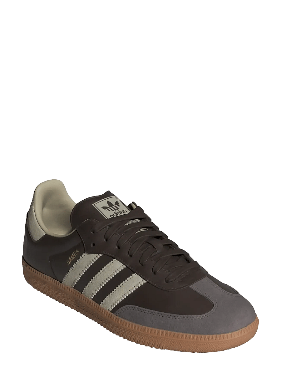 adidas Originals - SAMBA OG - niedriger schnitt - brown/putgre/goldmt - 1