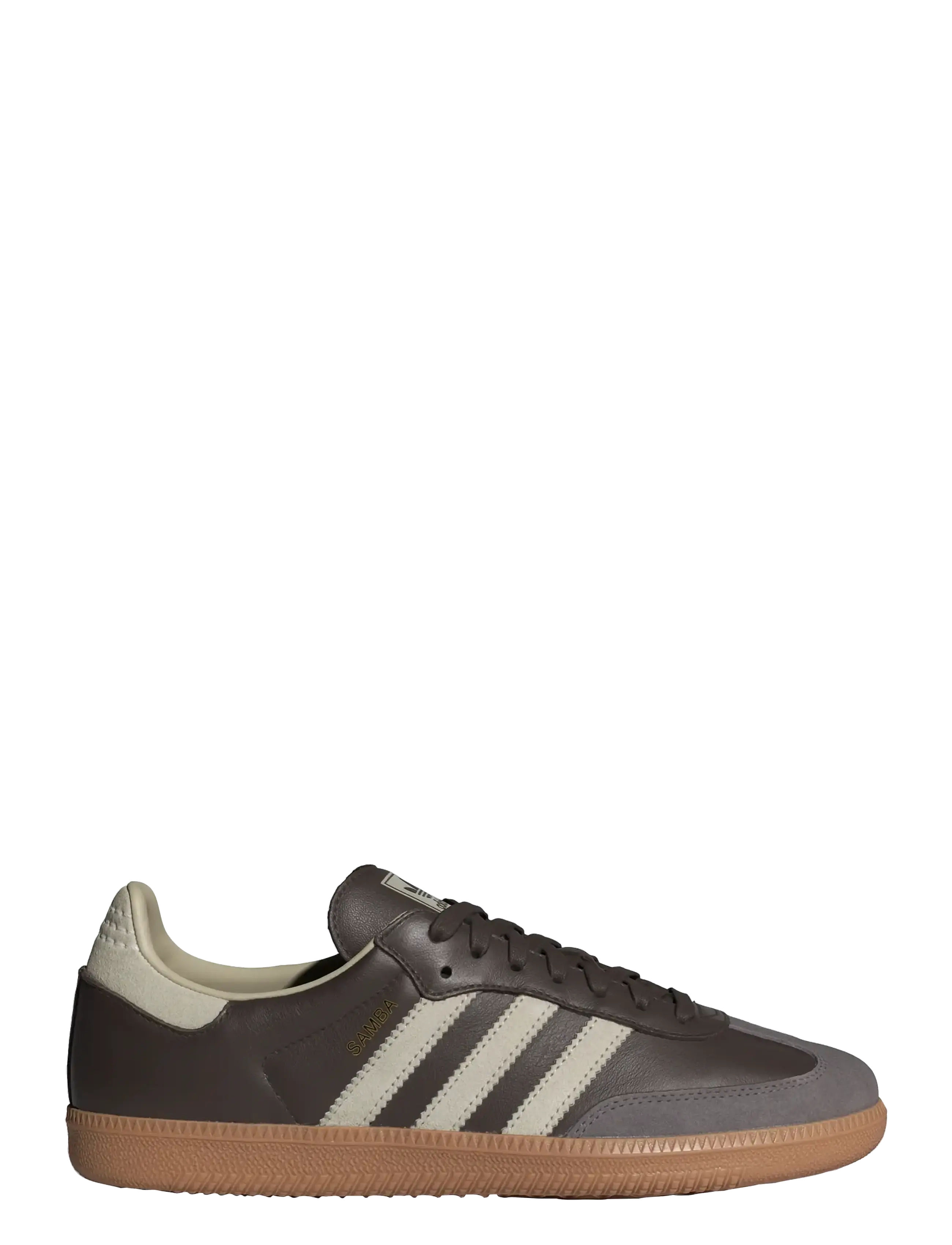 adidas Originals - SAMBA OG - niedriger schnitt - brown/putgre/goldmt - 2