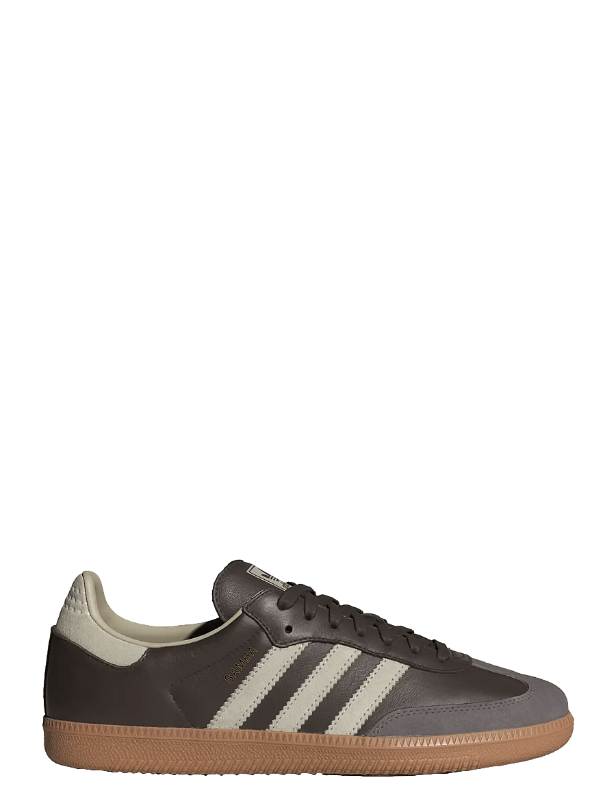 adidas Originals - SAMBA OG - niedriger schnitt - brown/putgre/goldmt - 2