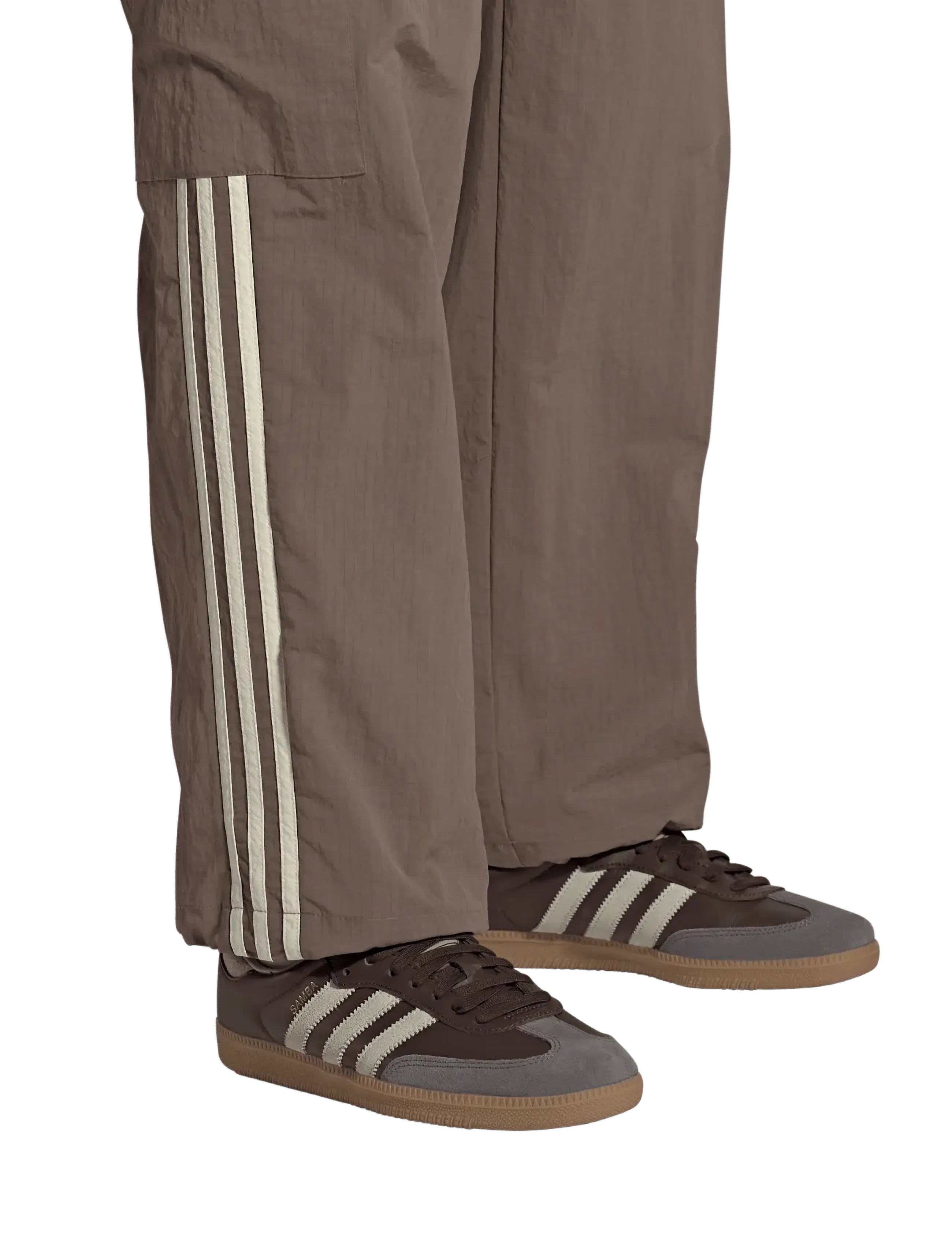 adidas Originals SAMBA OG - Sneakers - BROWN/PUTGRE/GOLDMT / brown