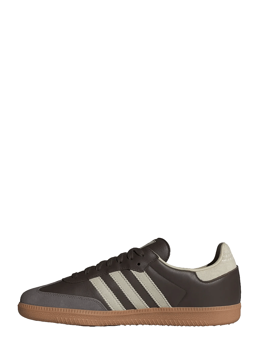 adidas Originals - SAMBA OG - niedriger schnitt - brown/putgre/goldmt - 3