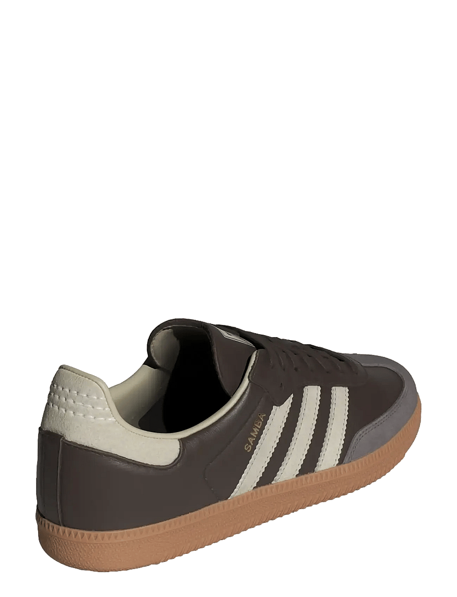 adidas Originals - SAMBA OG - niedriger schnitt - brown/putgre/goldmt - 4