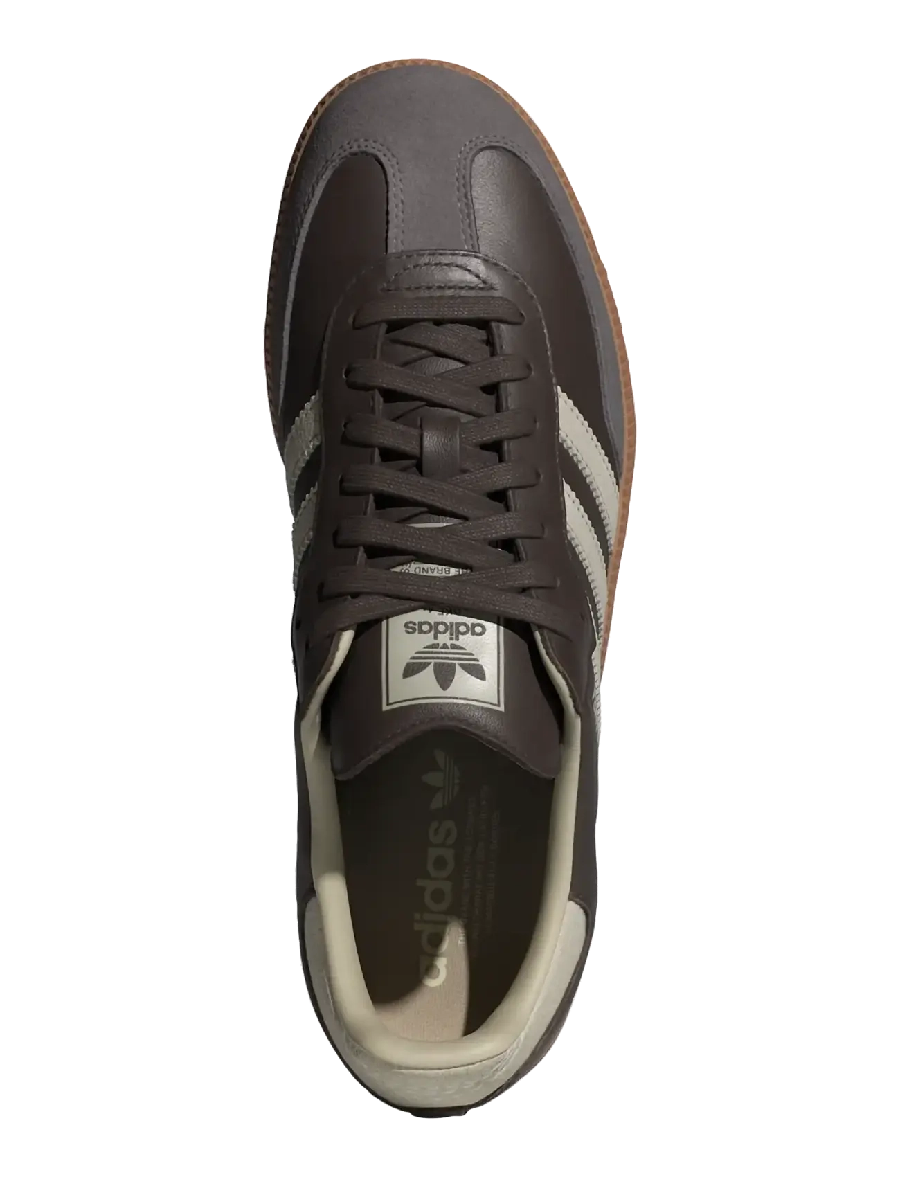 adidas Originals - SAMBA OG - niedriger schnitt - brown/putgre/goldmt - 5