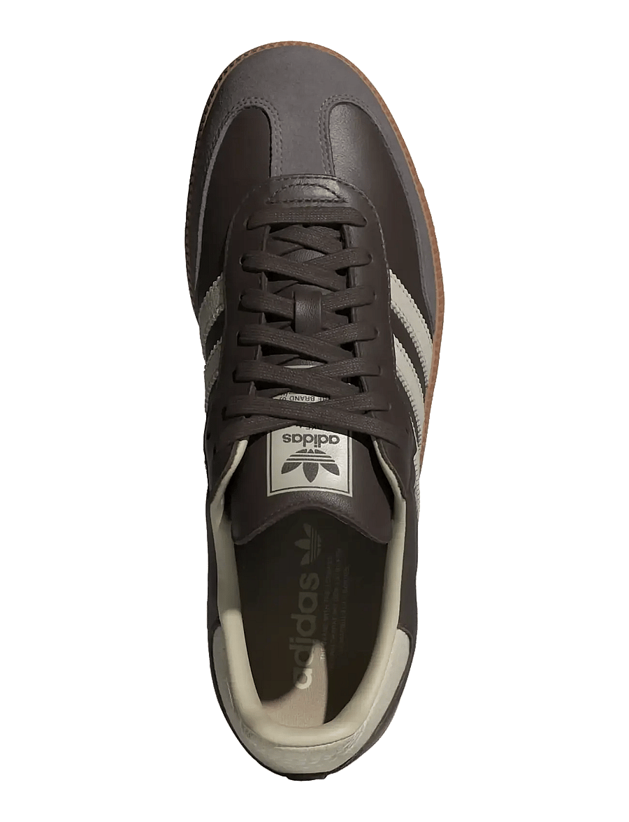 adidas Originals - SAMBA OG - niedriger schnitt - brown/putgre/goldmt - 5