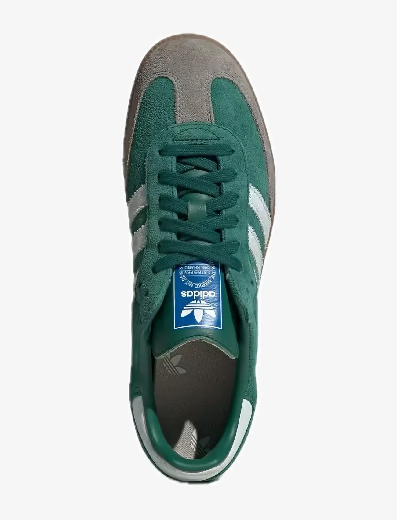 adidas Originals - SAMBA OG - lágir strigaskór - cgreen/ftwwht/gum4 - 4