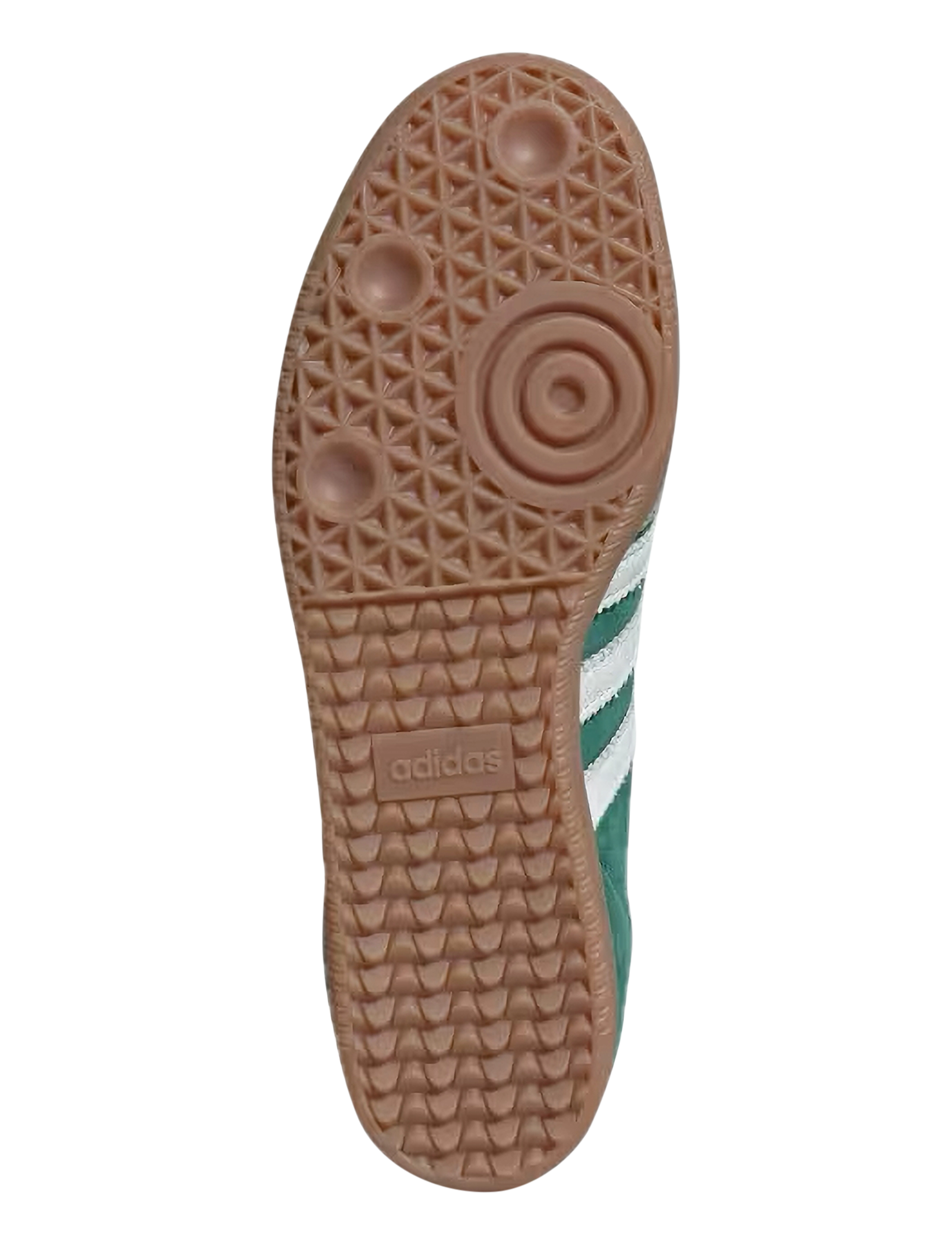 adidas Originals - SAMBA OG - lágir strigaskór - cgreen/ftwwht/gum4 - 5