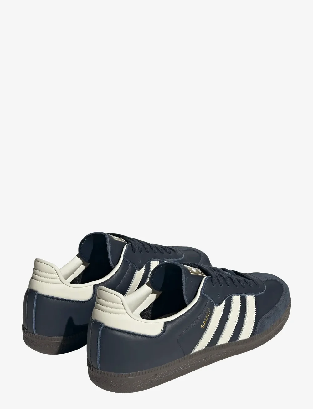 adidas Originals - SAMBA OG - laisvalaikio batai žemu aulu - ntnavy/cwhite/gum5 - 4