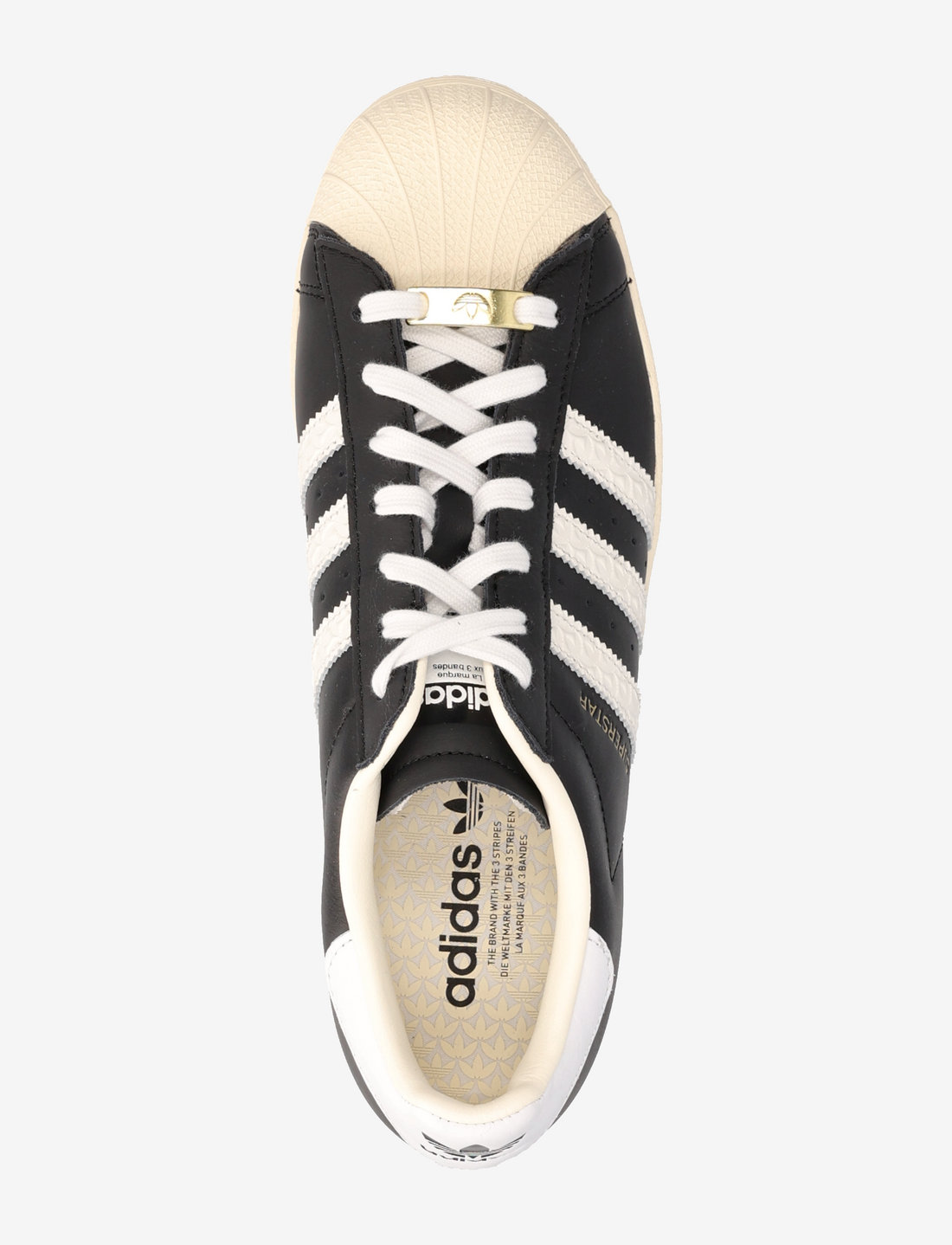 Adidas superstar 2 black sales and white size 5