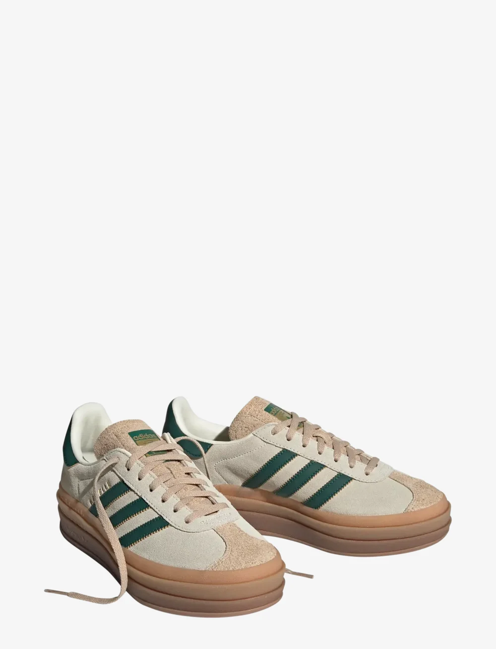 adidas Originals - GAZELLE BOLD W - sporta apavi ar zemu augšdaļu - cwhite/cgreen/magbei - 1