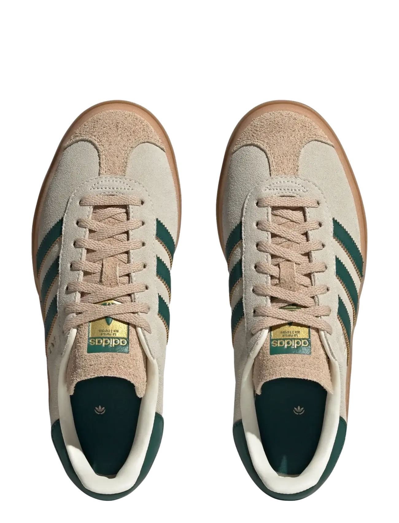 adidas Originals - GAZELLE BOLD W - niedrige sneakers - cwhite/cgreen/magbei - 5