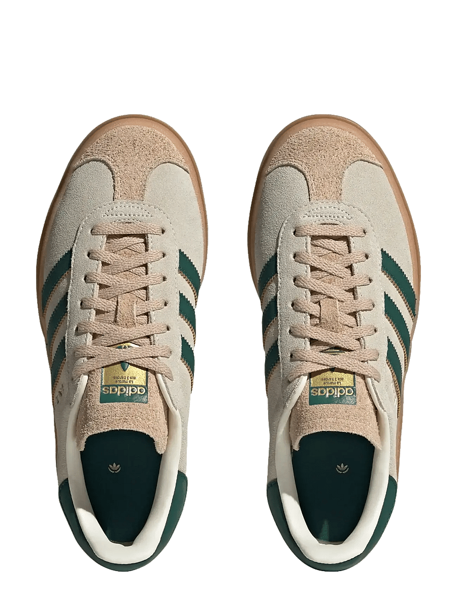 adidas Originals - GAZELLE BOLD W - niedrige sneakers - cwhite/cgreen/magbei - 5