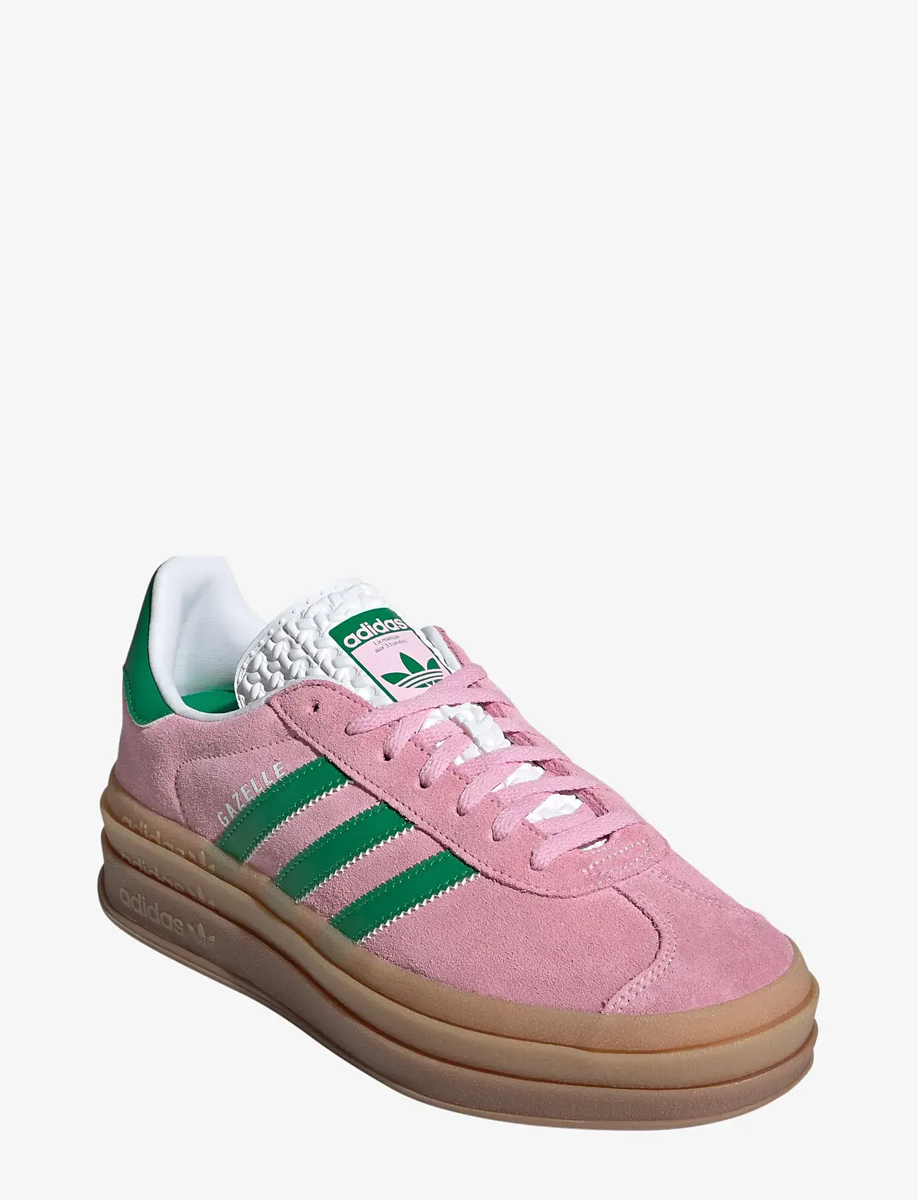 adidas Originals - GAZELLE BOLD W - chunky sneakers - trupnk/green/ftwwht - 1
