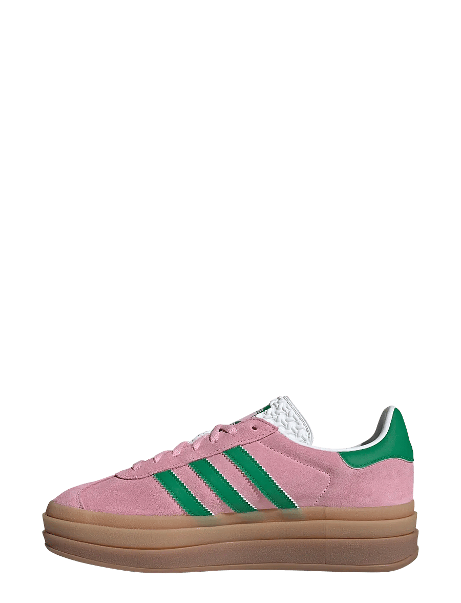 adidas Originals - GAZELLE BOLD W - chunky sneakers - trupnk/green/ftwwht - 3