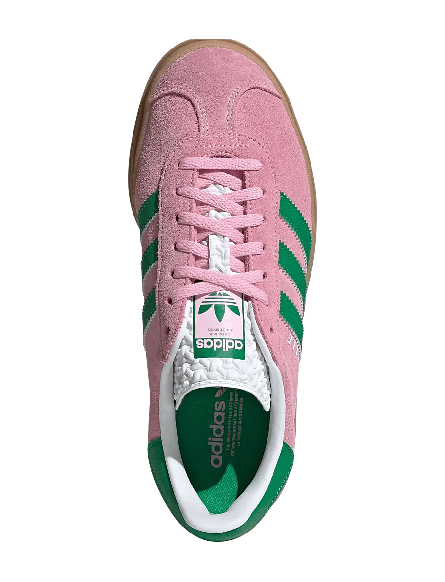 adidas Originals - GAZELLE BOLD W - chunky sneakers - trupnk/green/ftwwht - 5